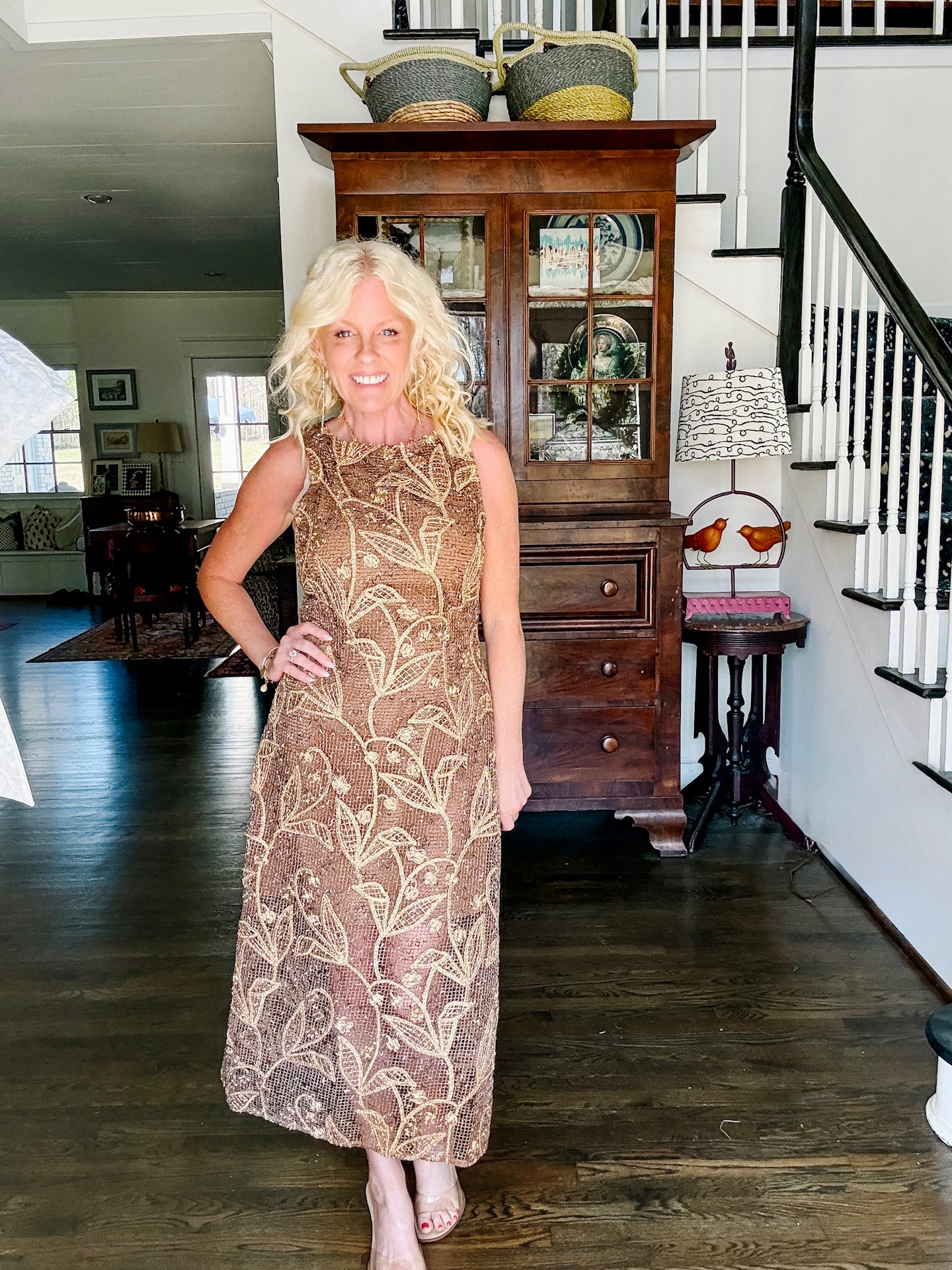 Gold Gala dress