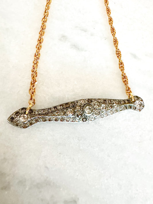 Vintage Bar necklace #1