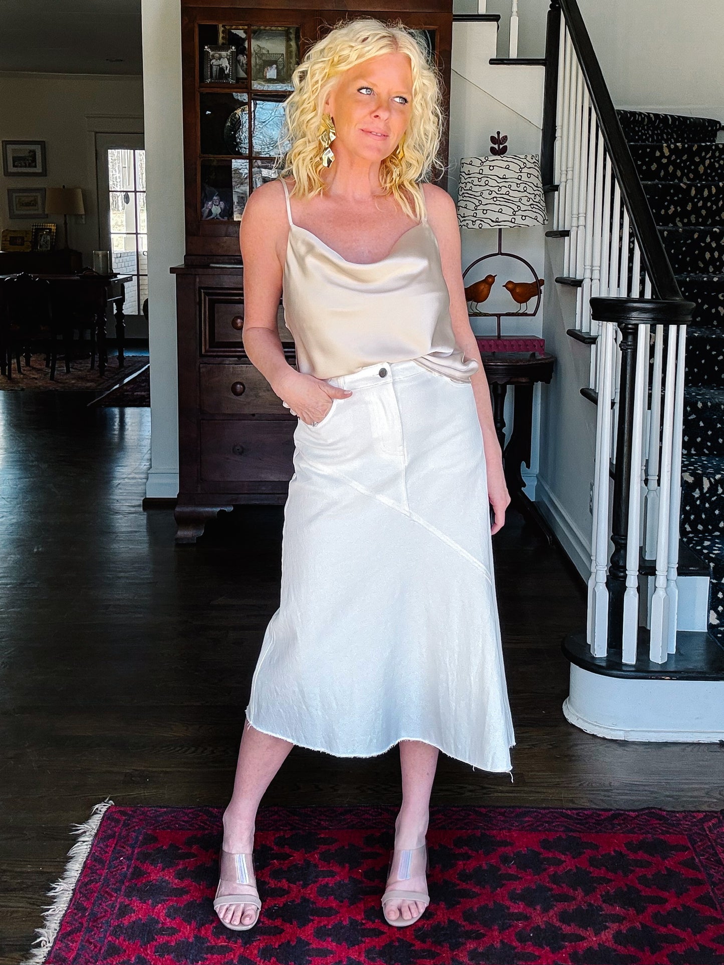 St. Martin denim skirt