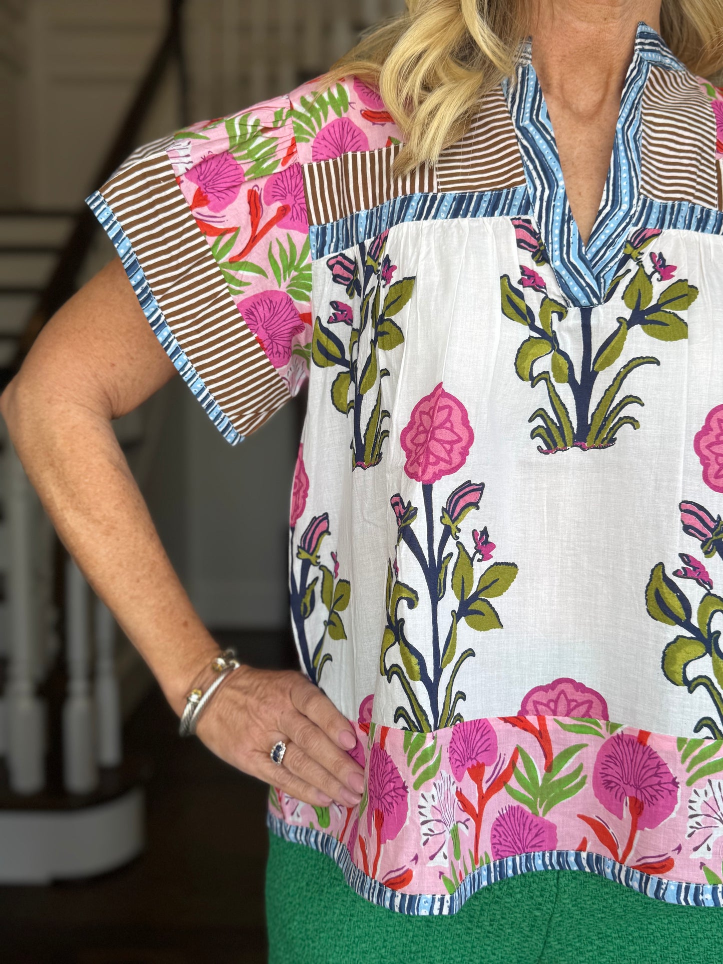 Floral Frenzy top