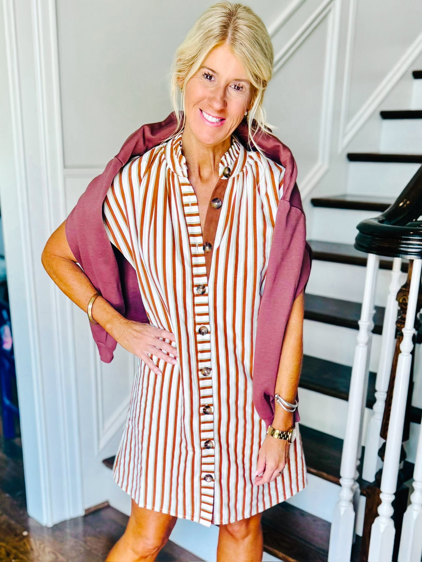Seasoned Stripe dress