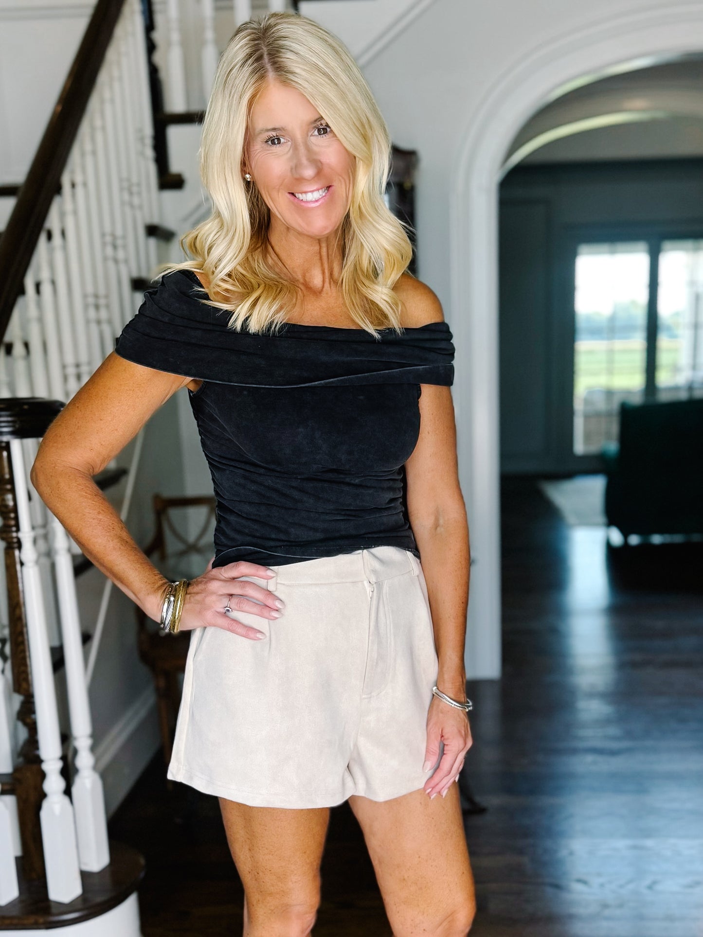 Glamping Suede shorts