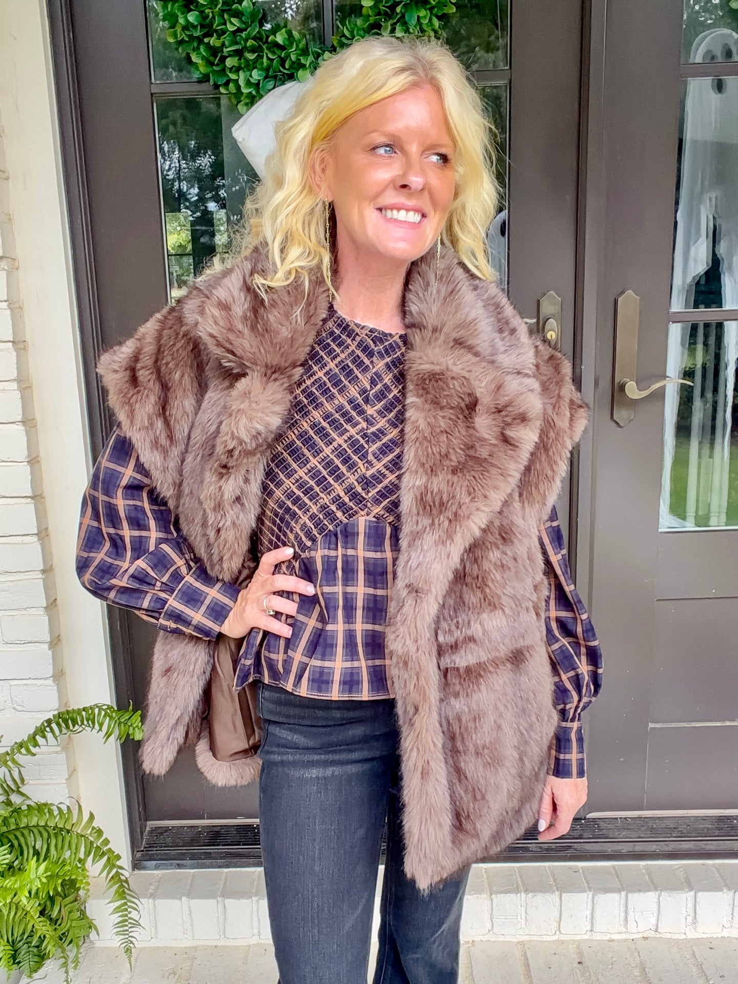 Pumpkin Spice blouse