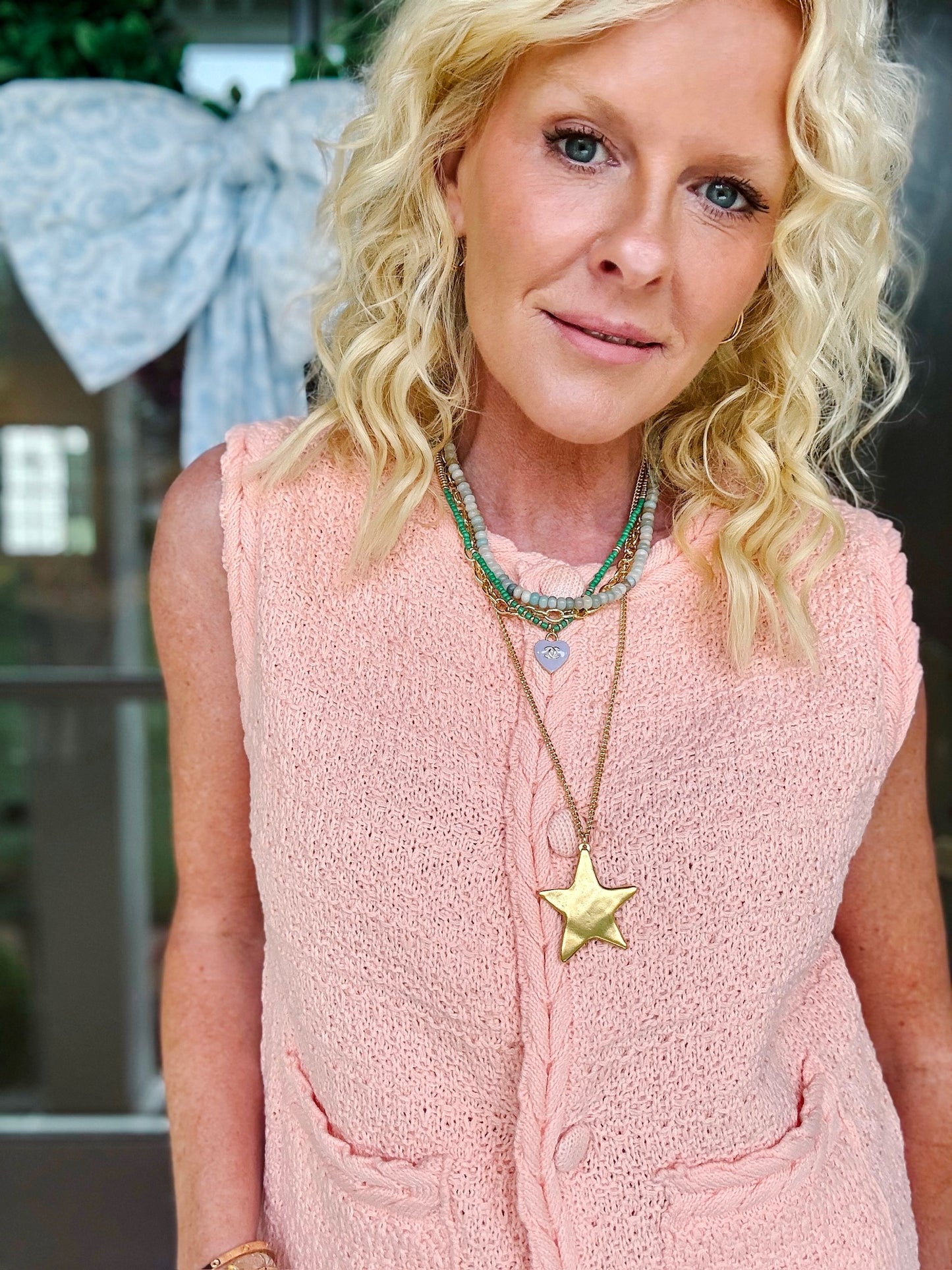 Peony Pink vest