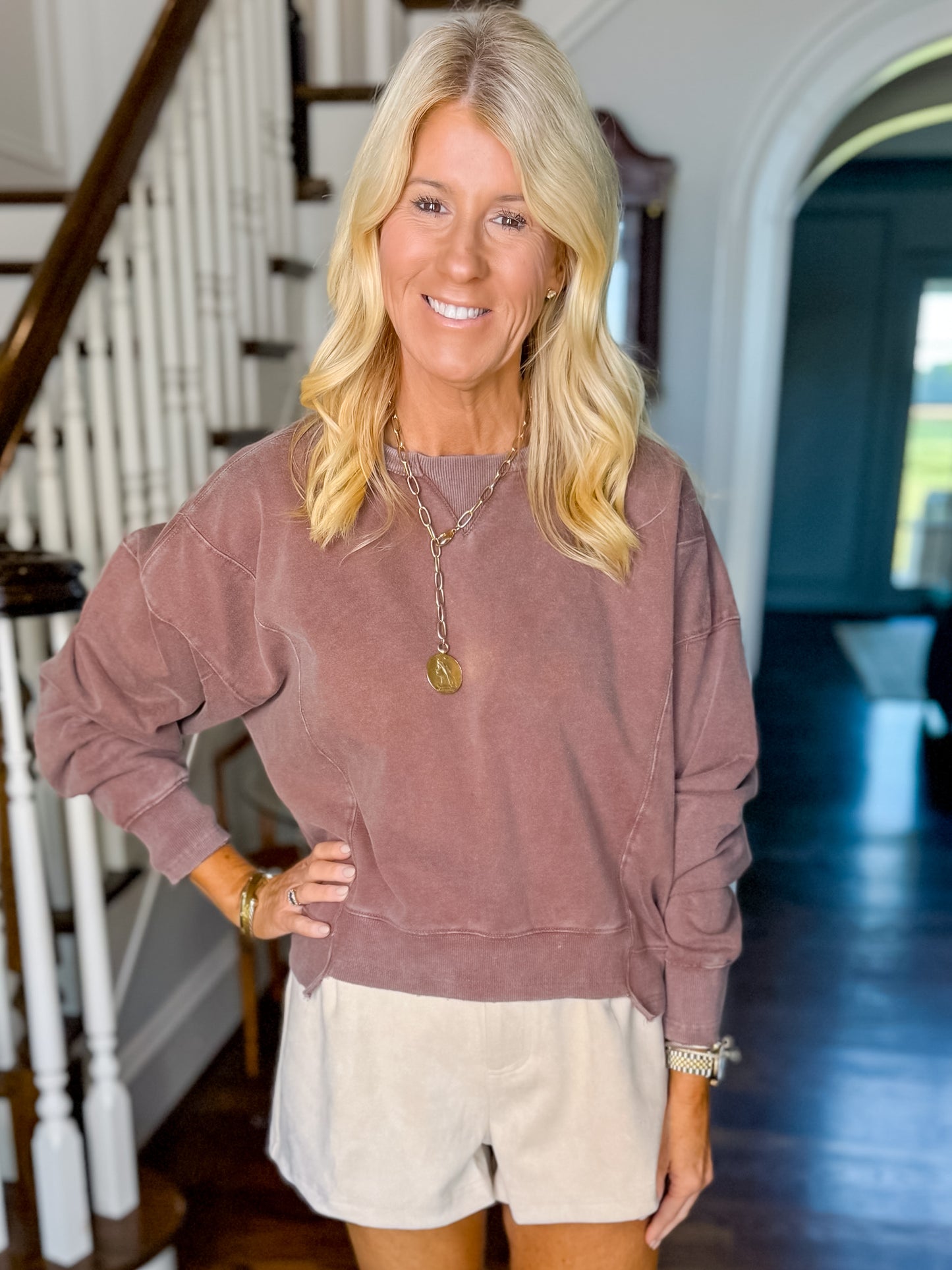 Glamping Suede shorts