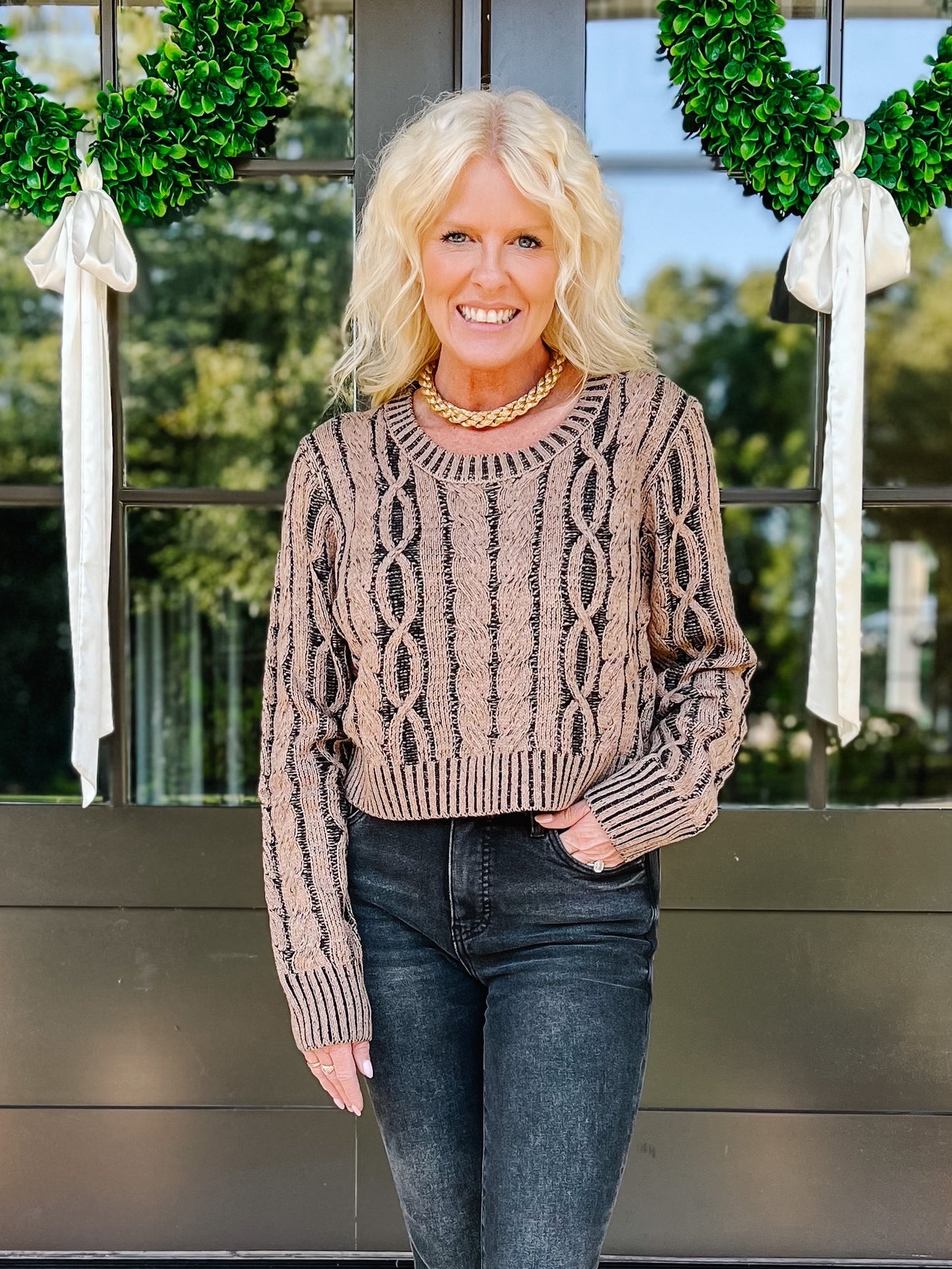 Trellis sweater