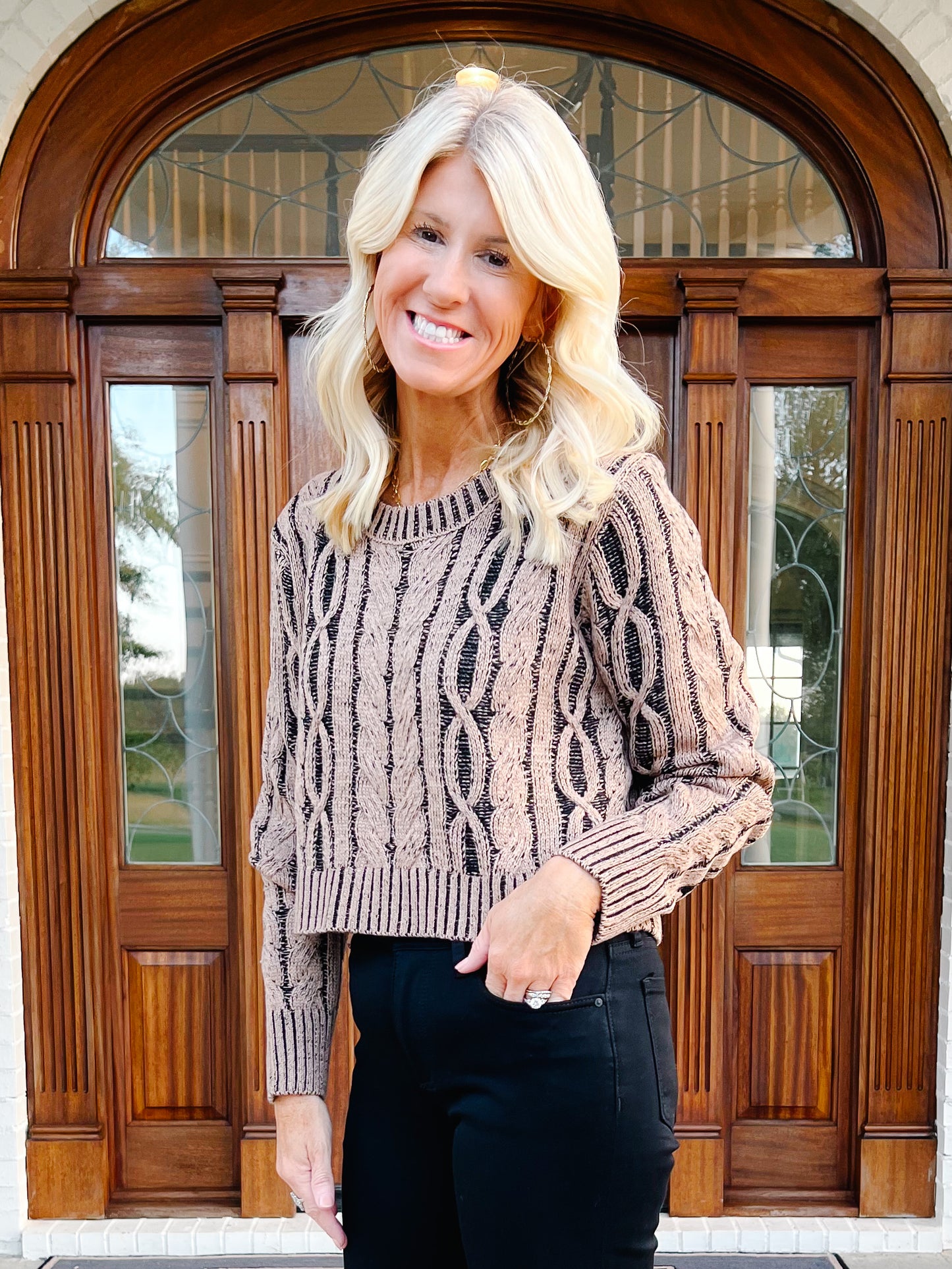 Trellis sweater