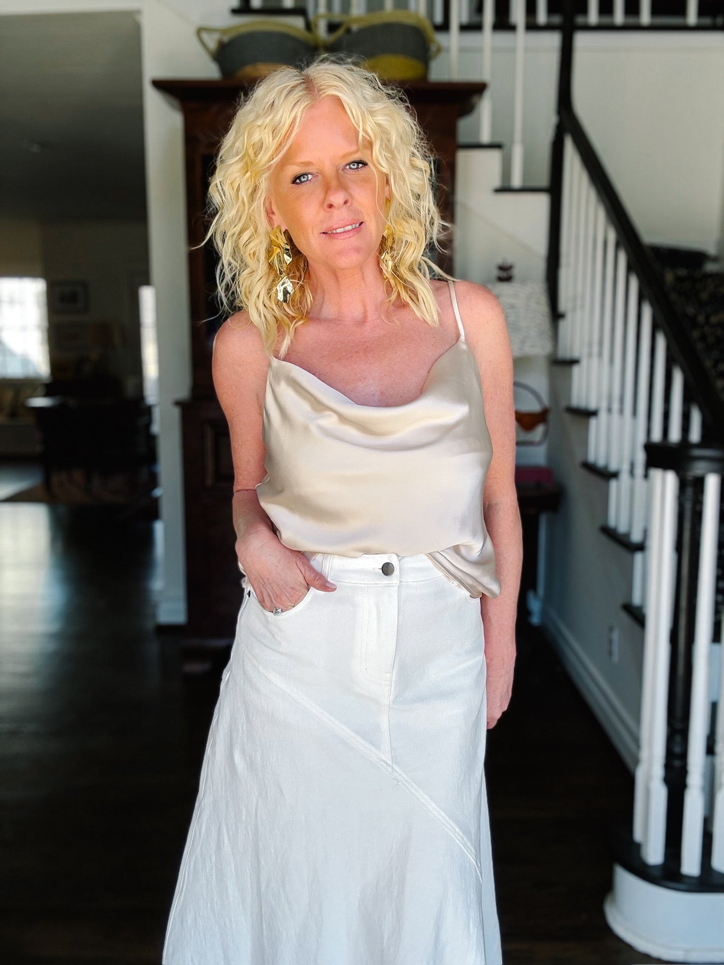 St. Martin denim skirt