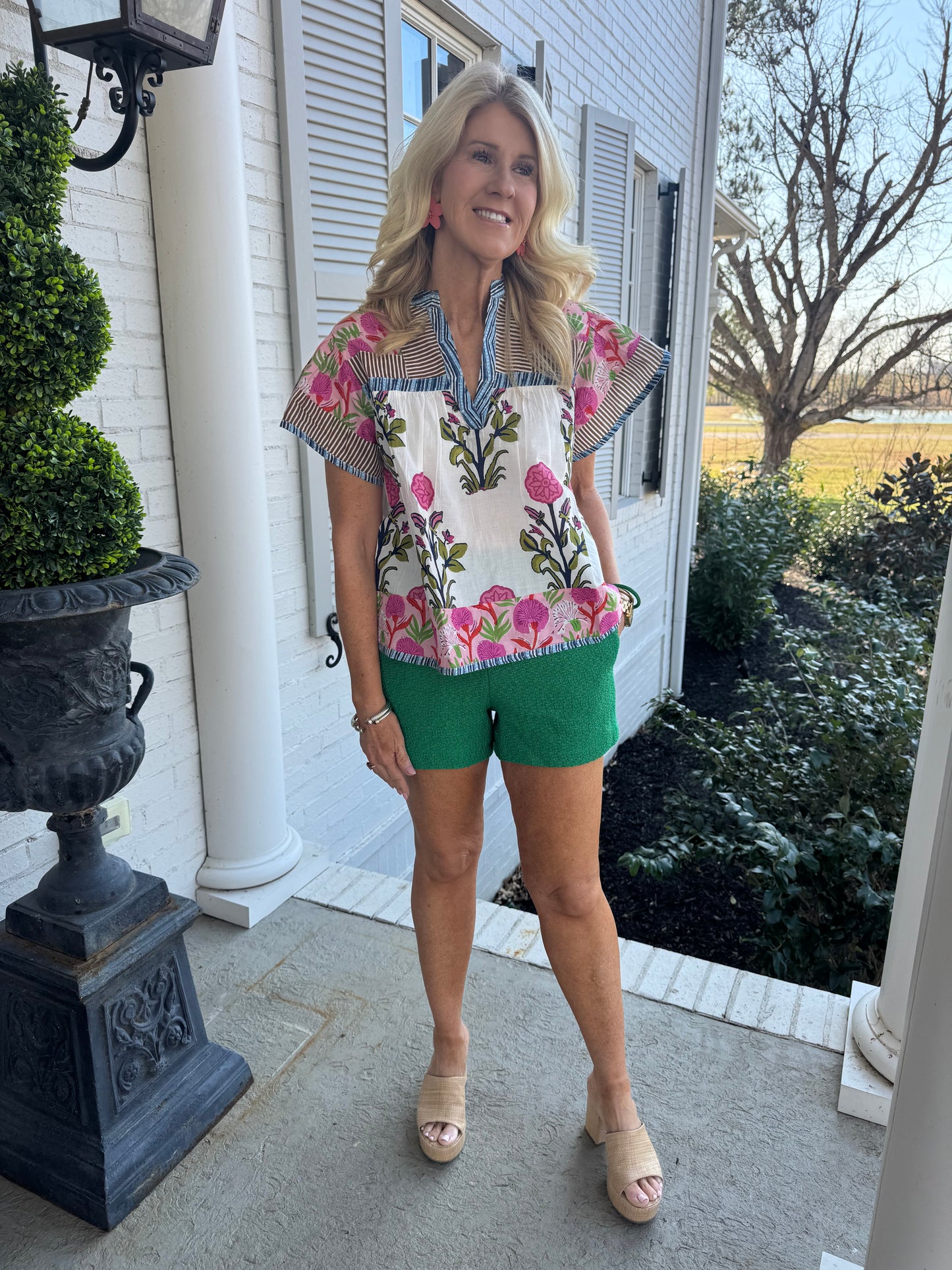 Floral Frenzy top