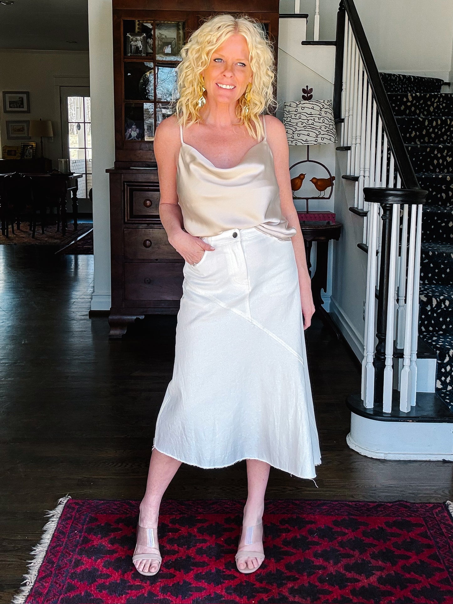 St. Martin denim skirt