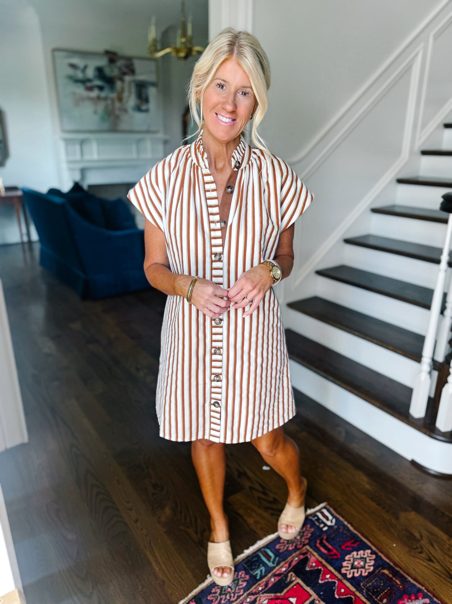 Seasoned Stripe dress