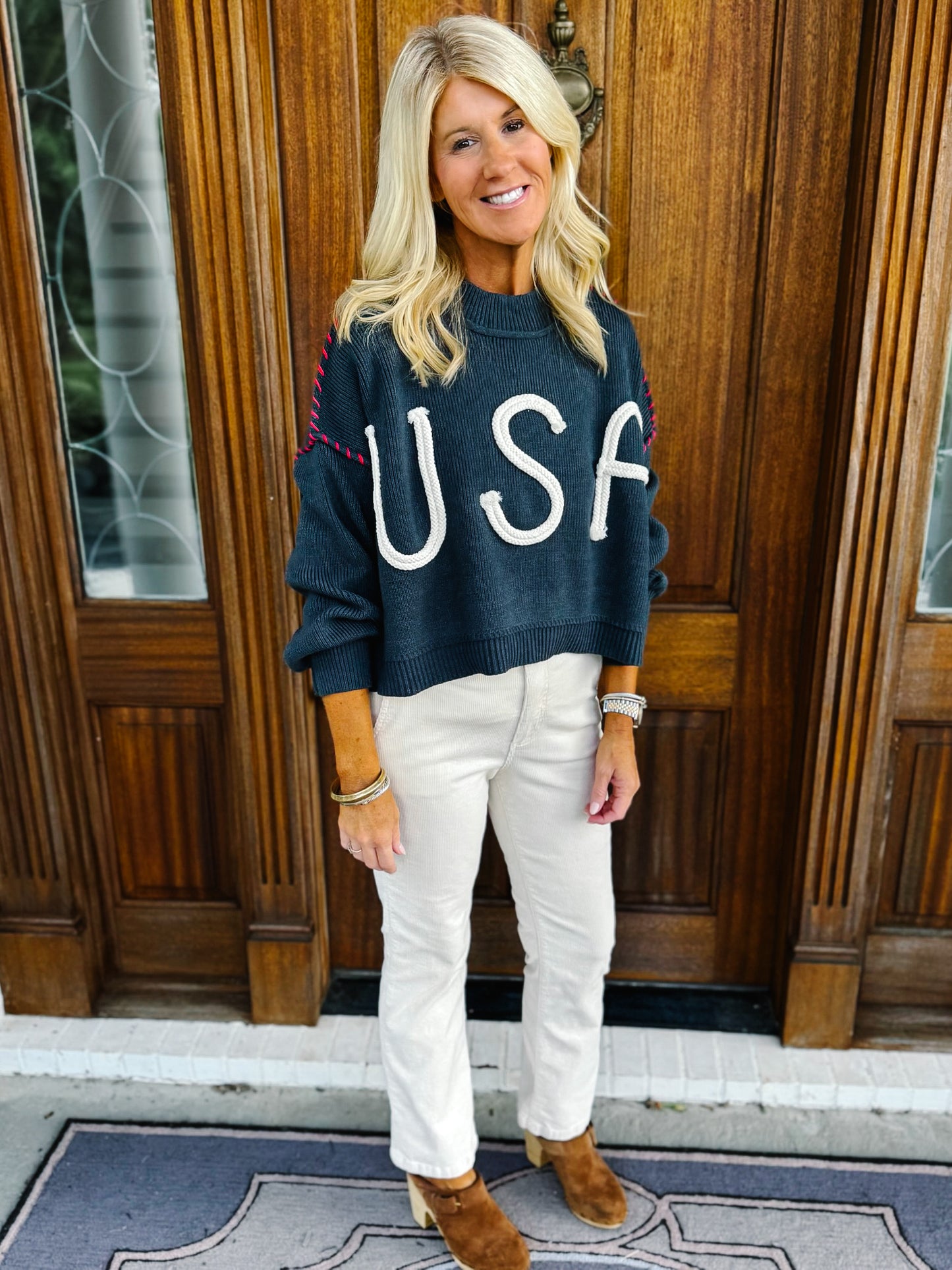 Labor Day Love sweater