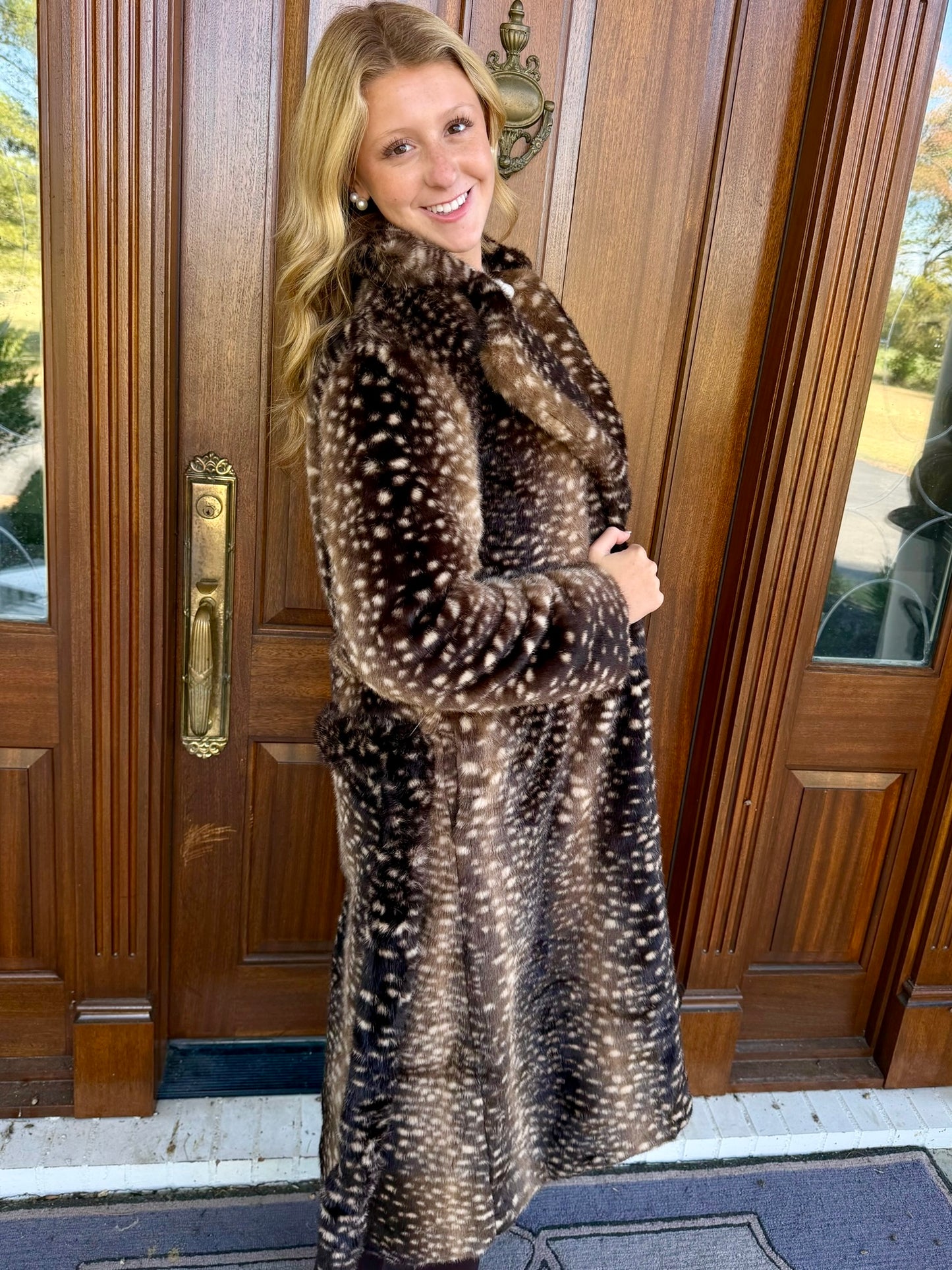 Antelope fur coat