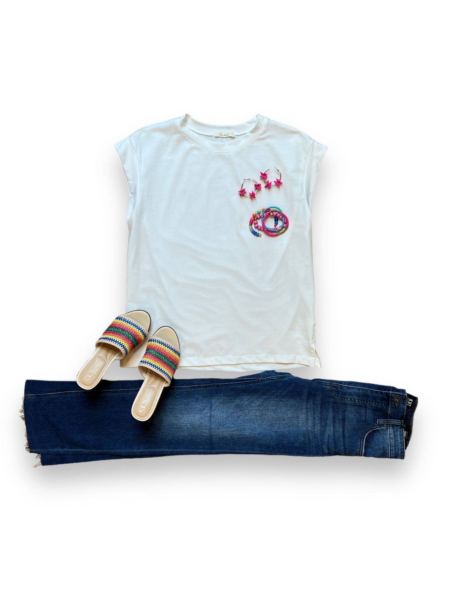 The Right White tee