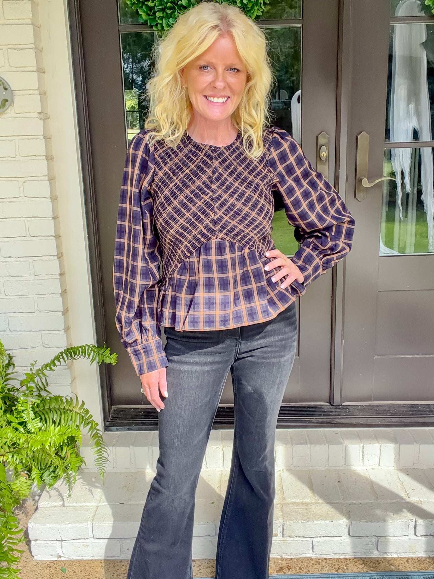 Pumpkin Spice blouse