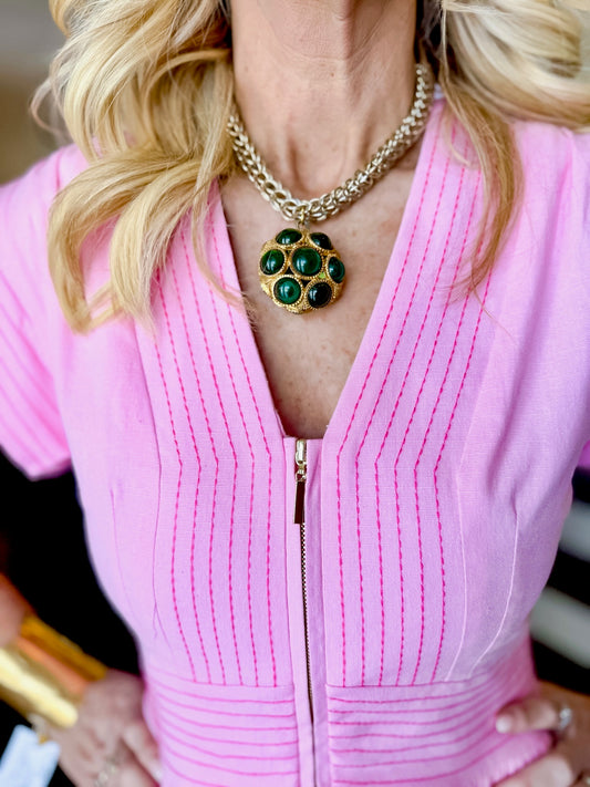 Emerald Estate necklace