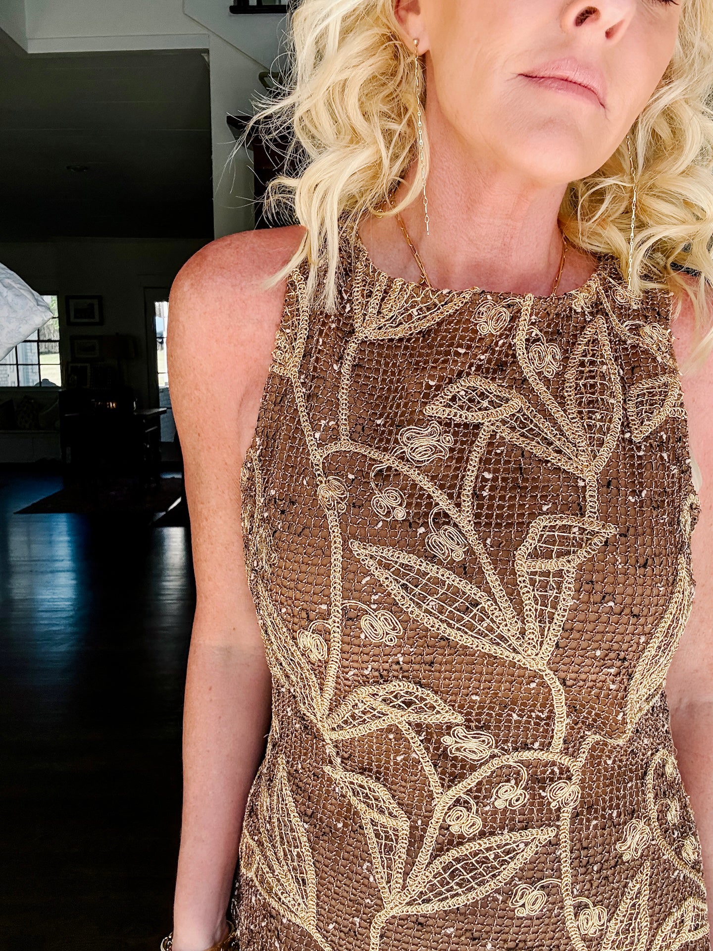 Gold Gala dress