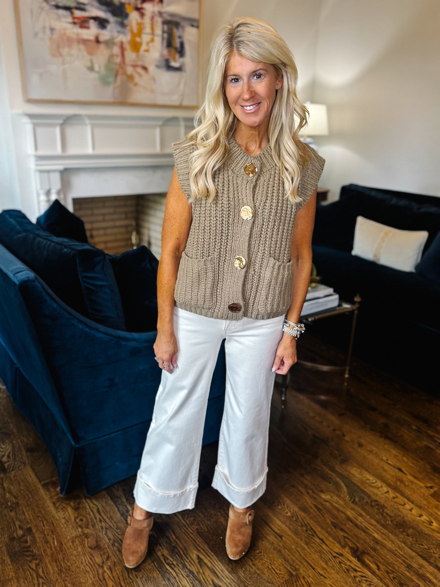 Winter White KUT denim