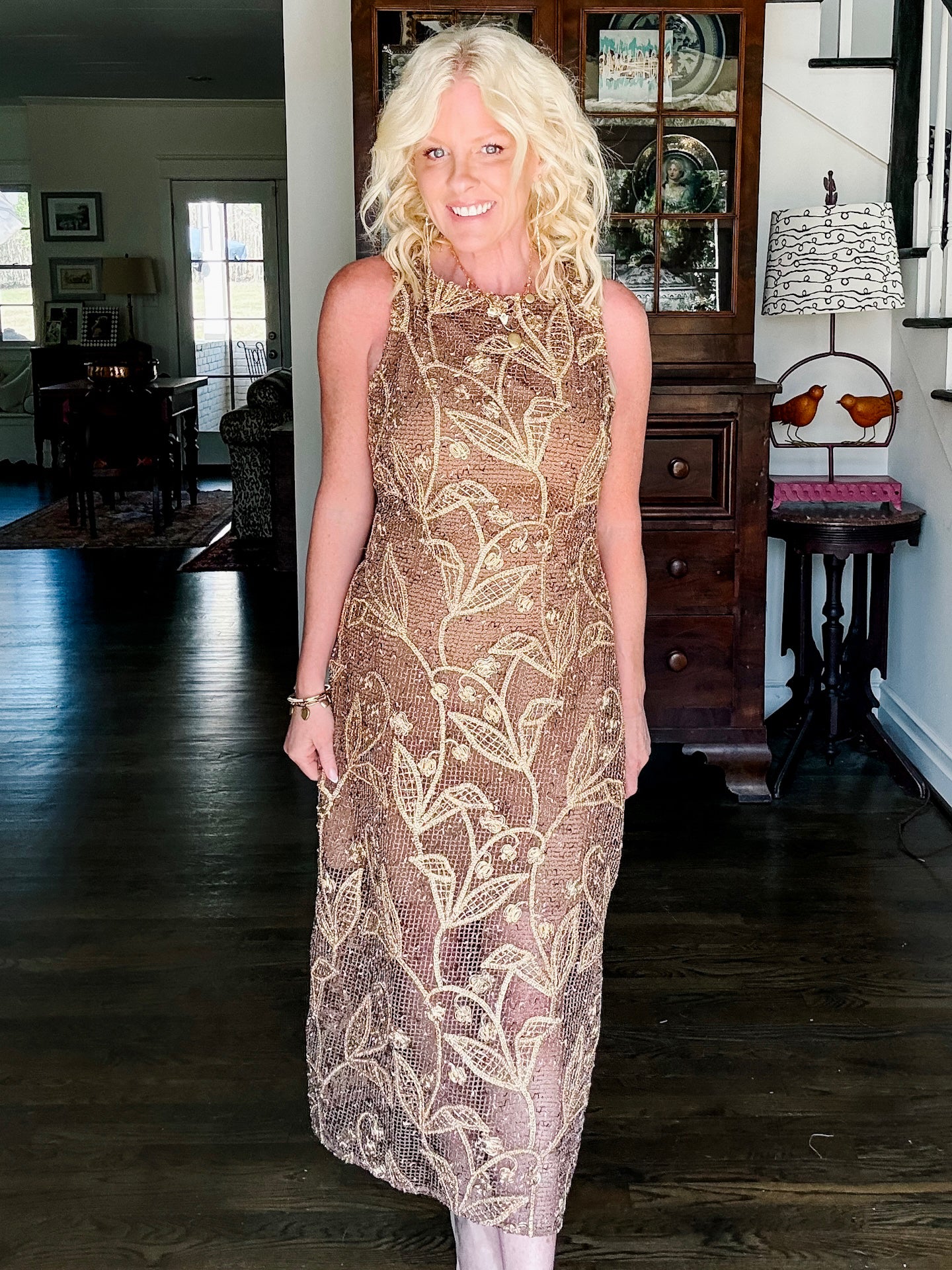 Gold Gala dress