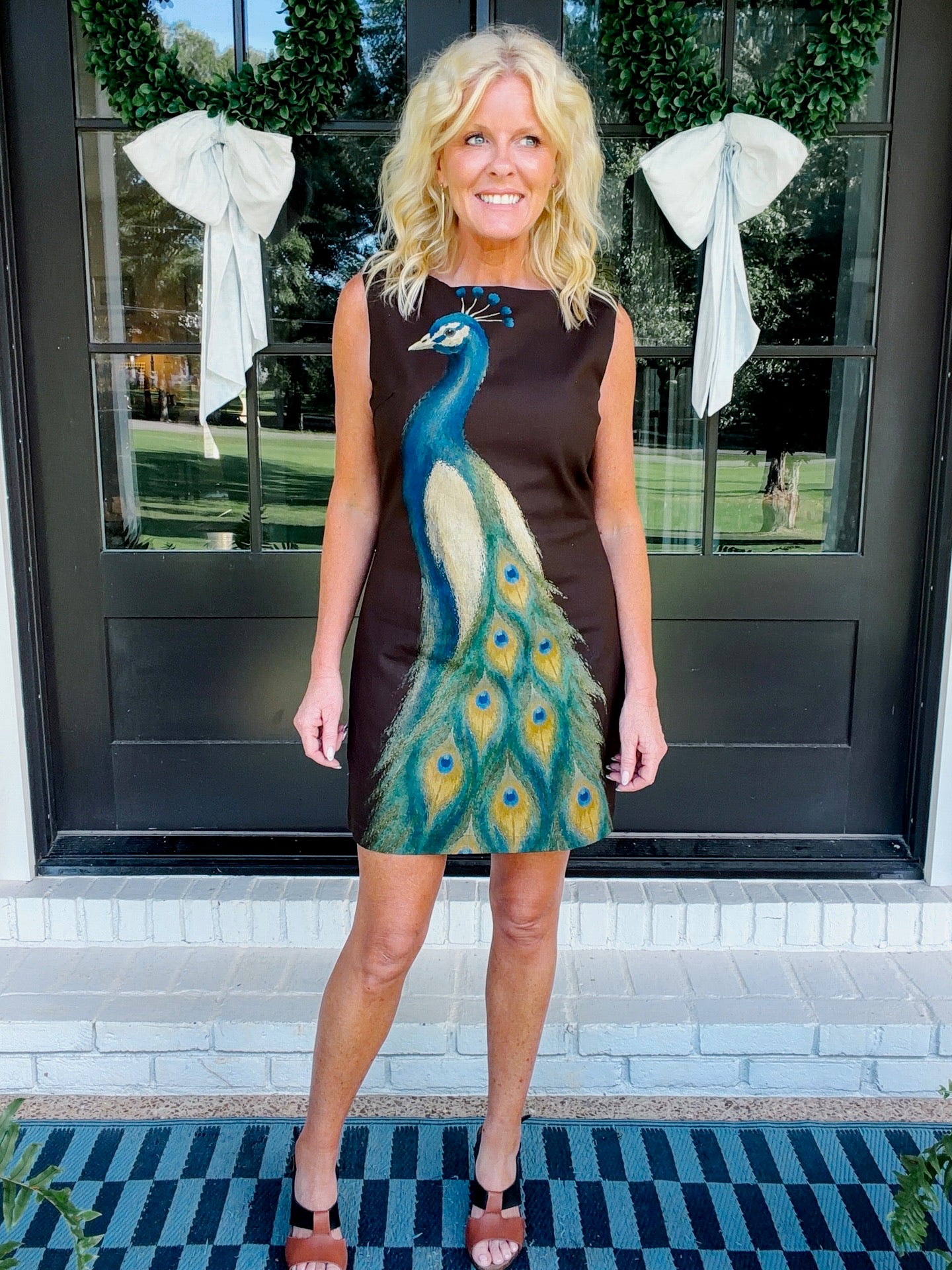 Peacock dress
