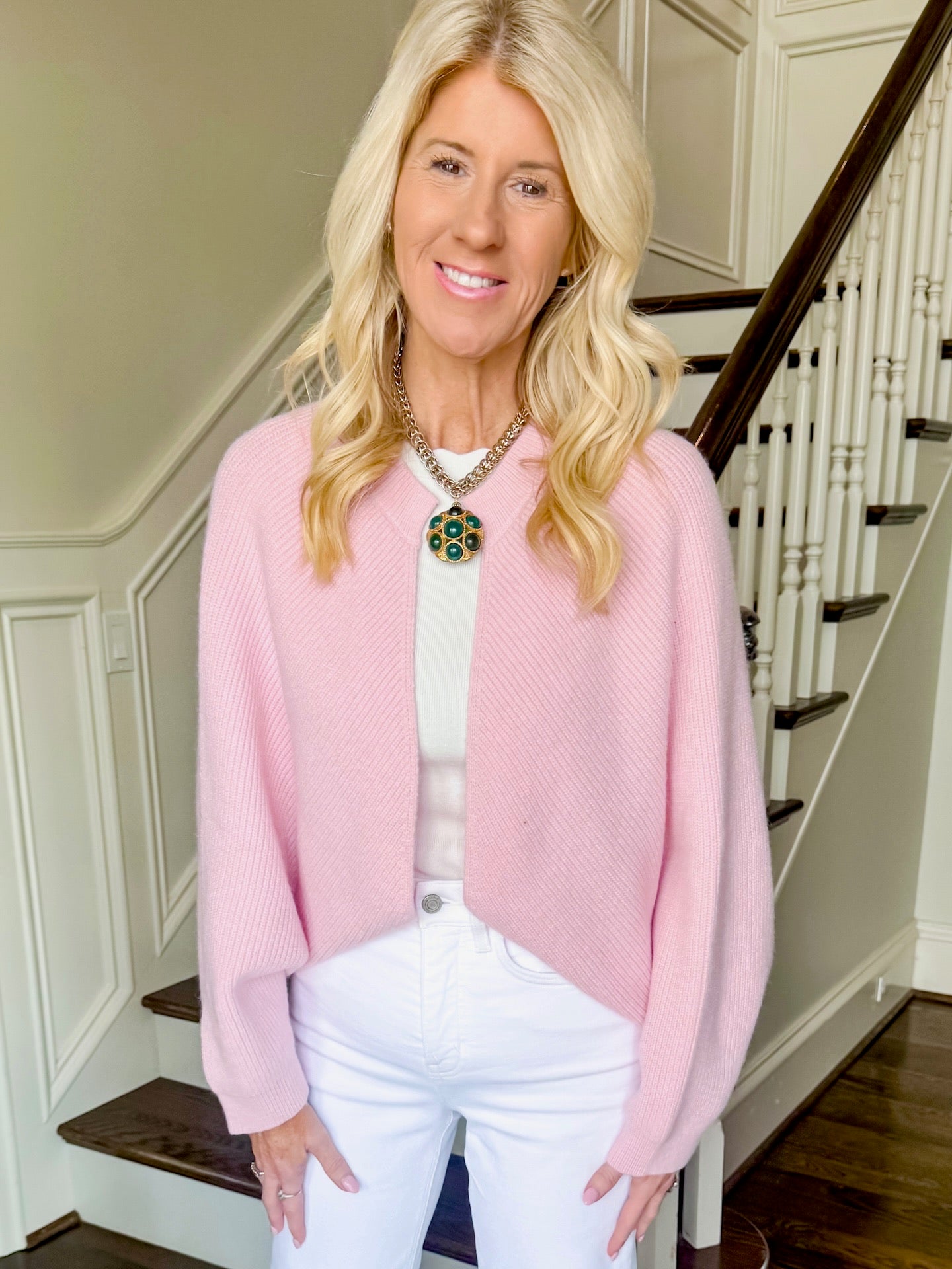 Blush and Bashful shrug