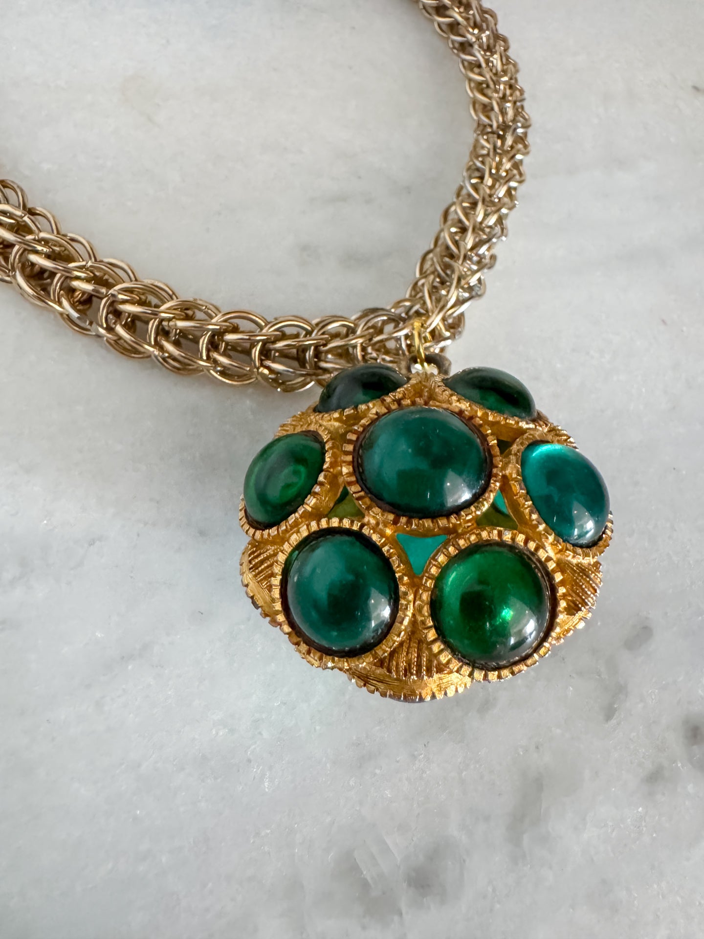Emerald Estate necklace
