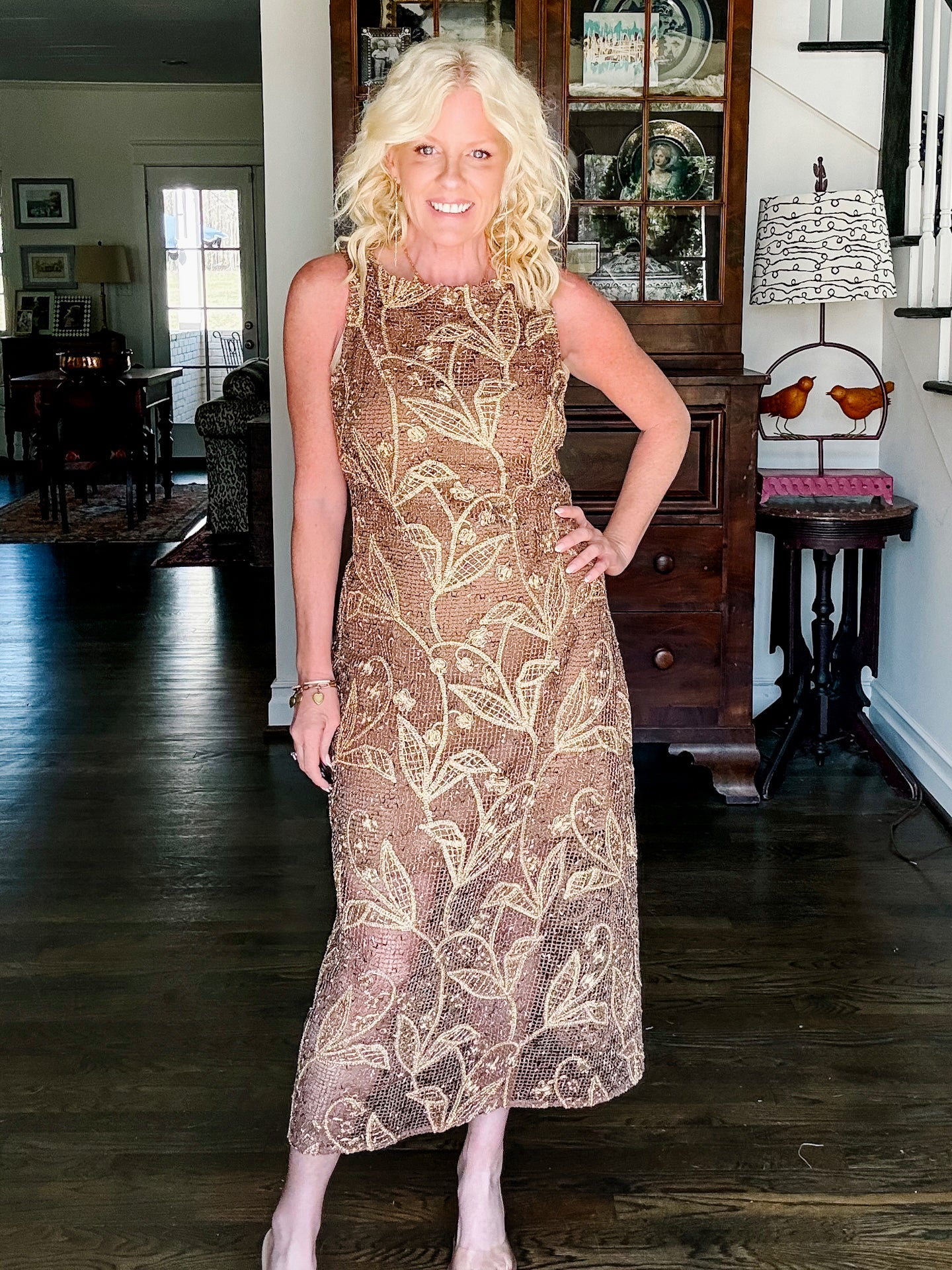 Gold Gala dress