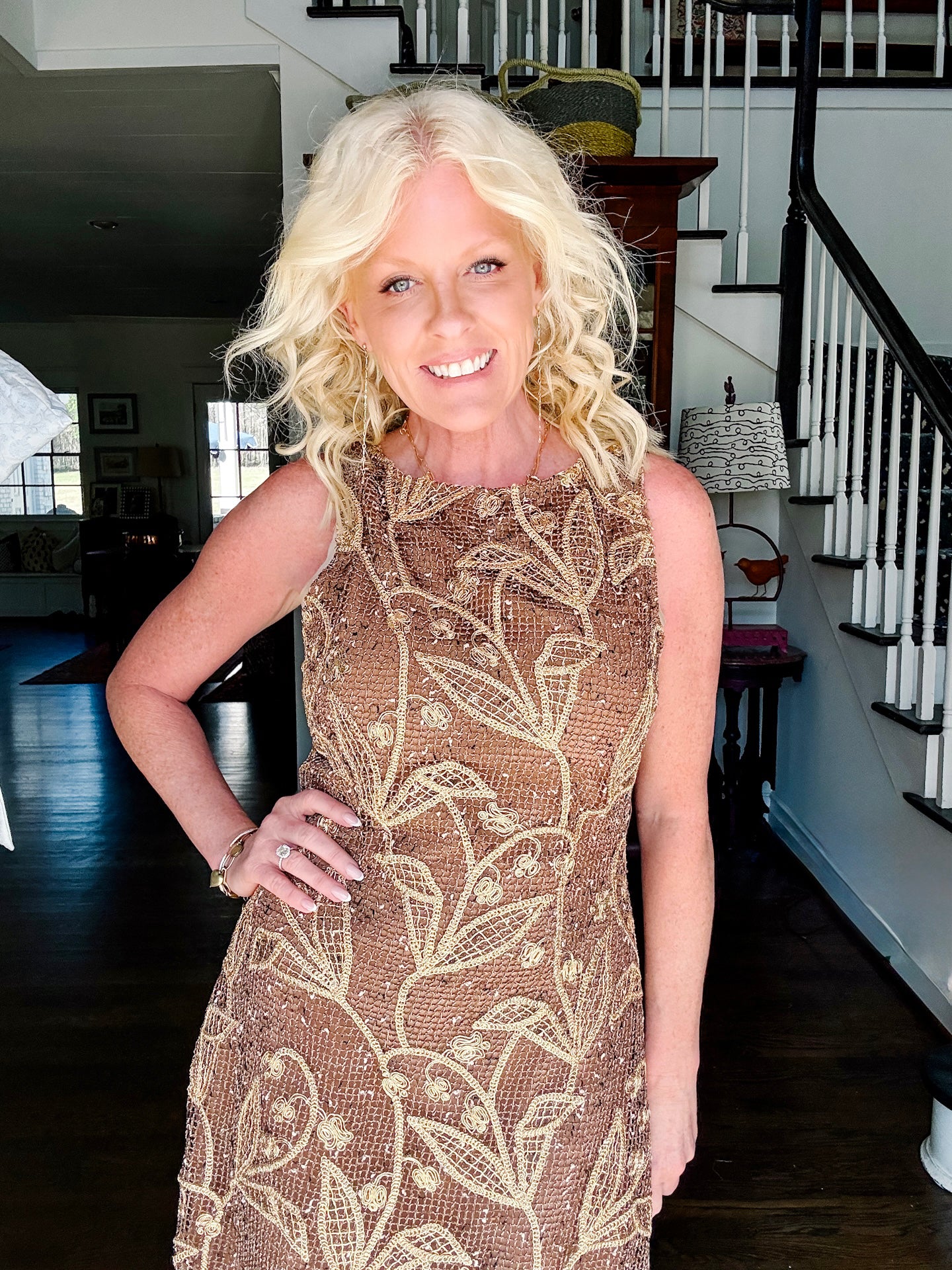 Gold Gala dress