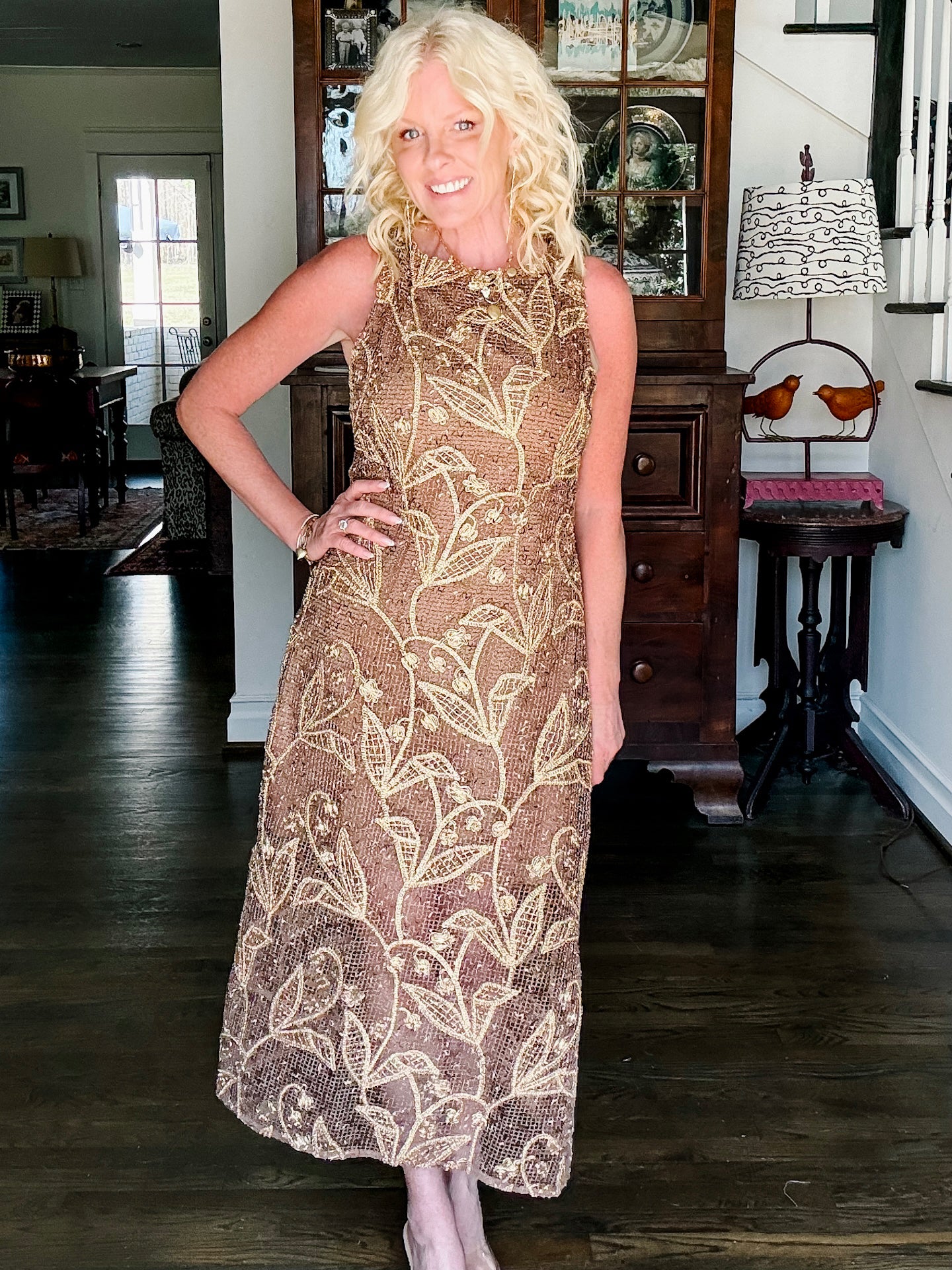 Gold Gala dress