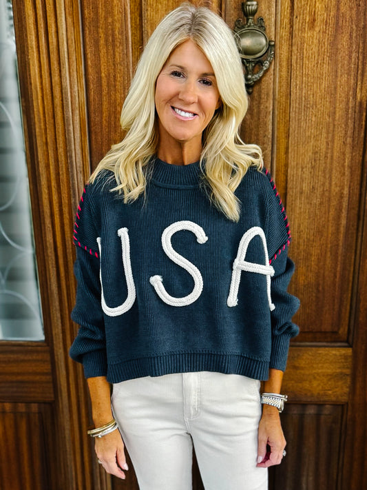 Labor Day Love sweater