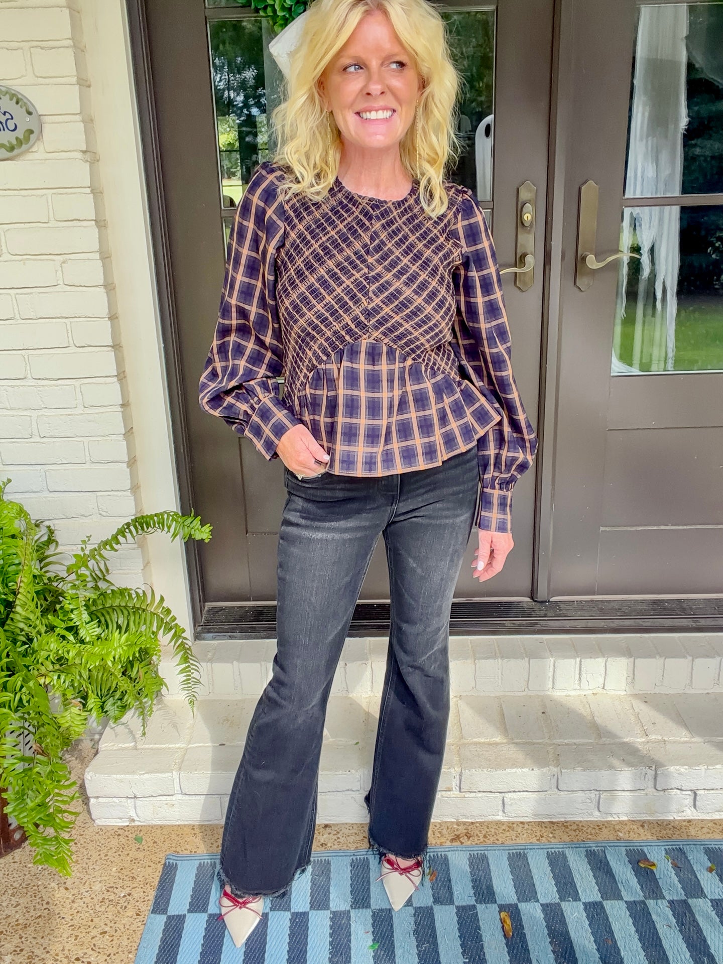 Pumpkin Spice blouse