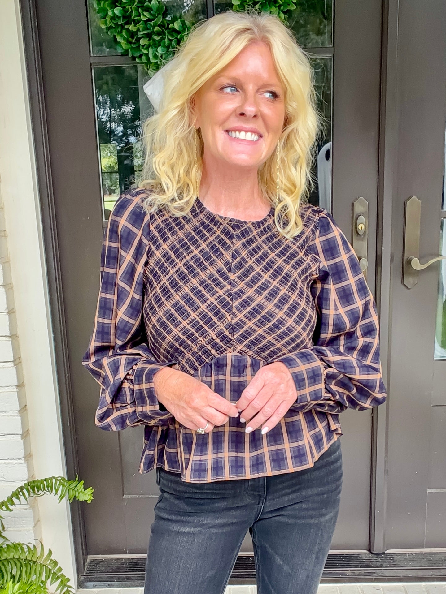 Pumpkin Spice blouse