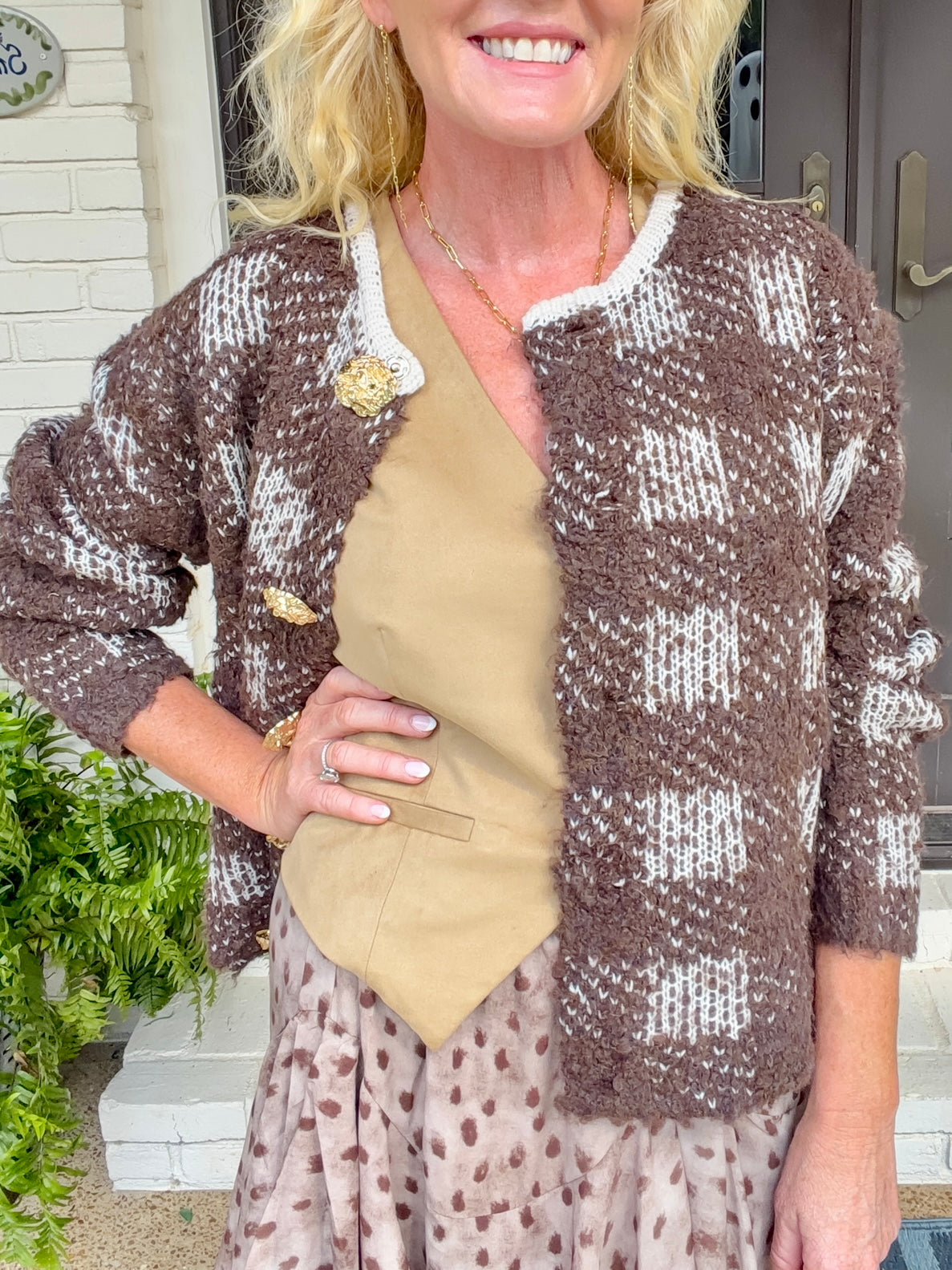 Spiced Latte Cardigan