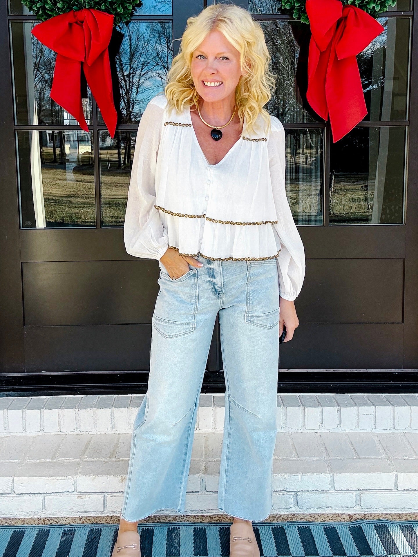 Vervet Subtle Barrel denim