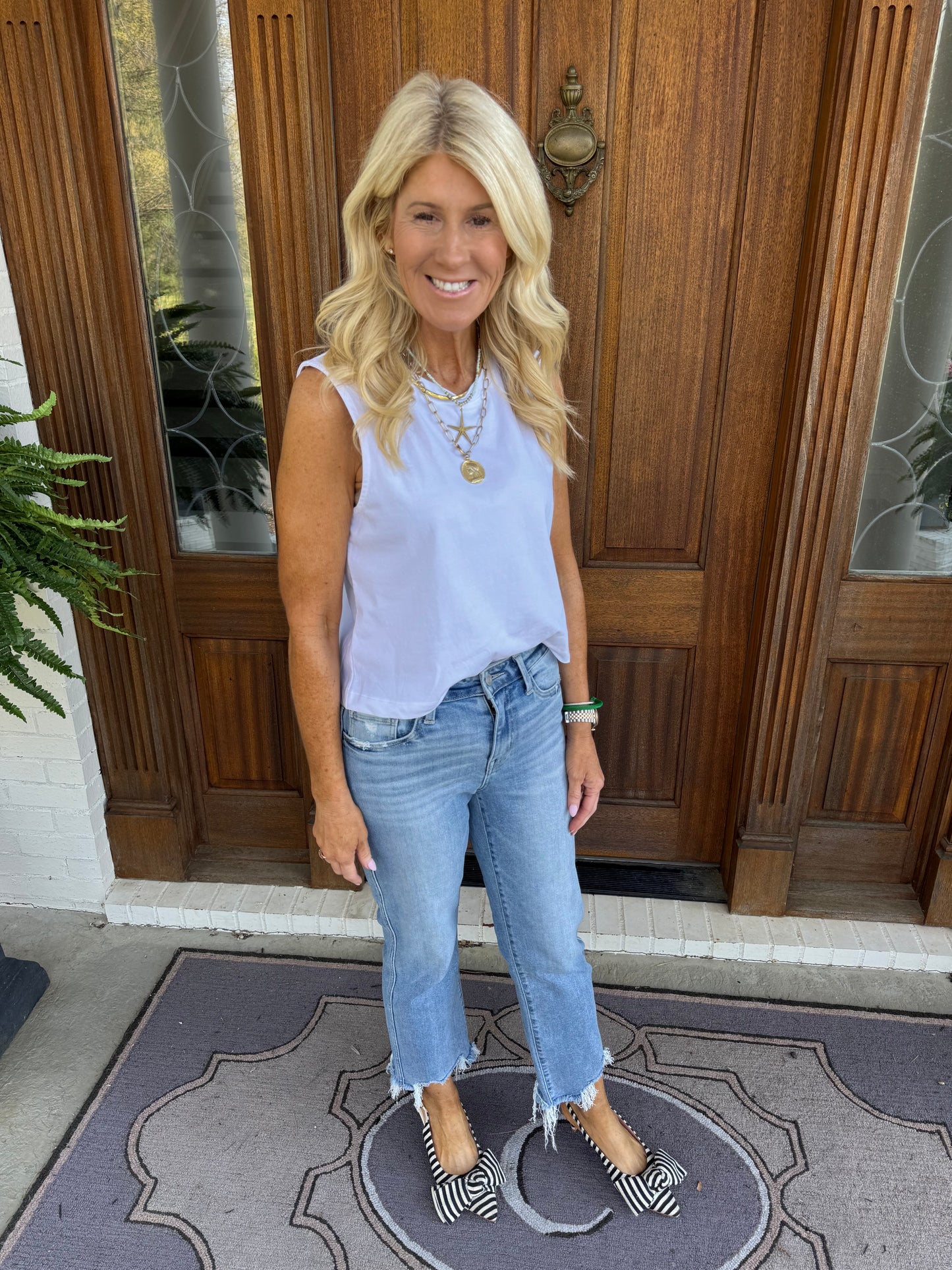 Vervet Cropped denim