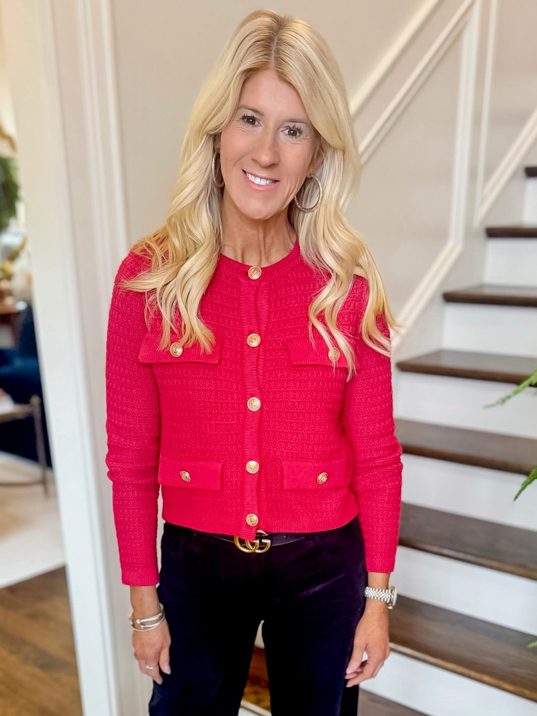 Rudolph cardigan sweater