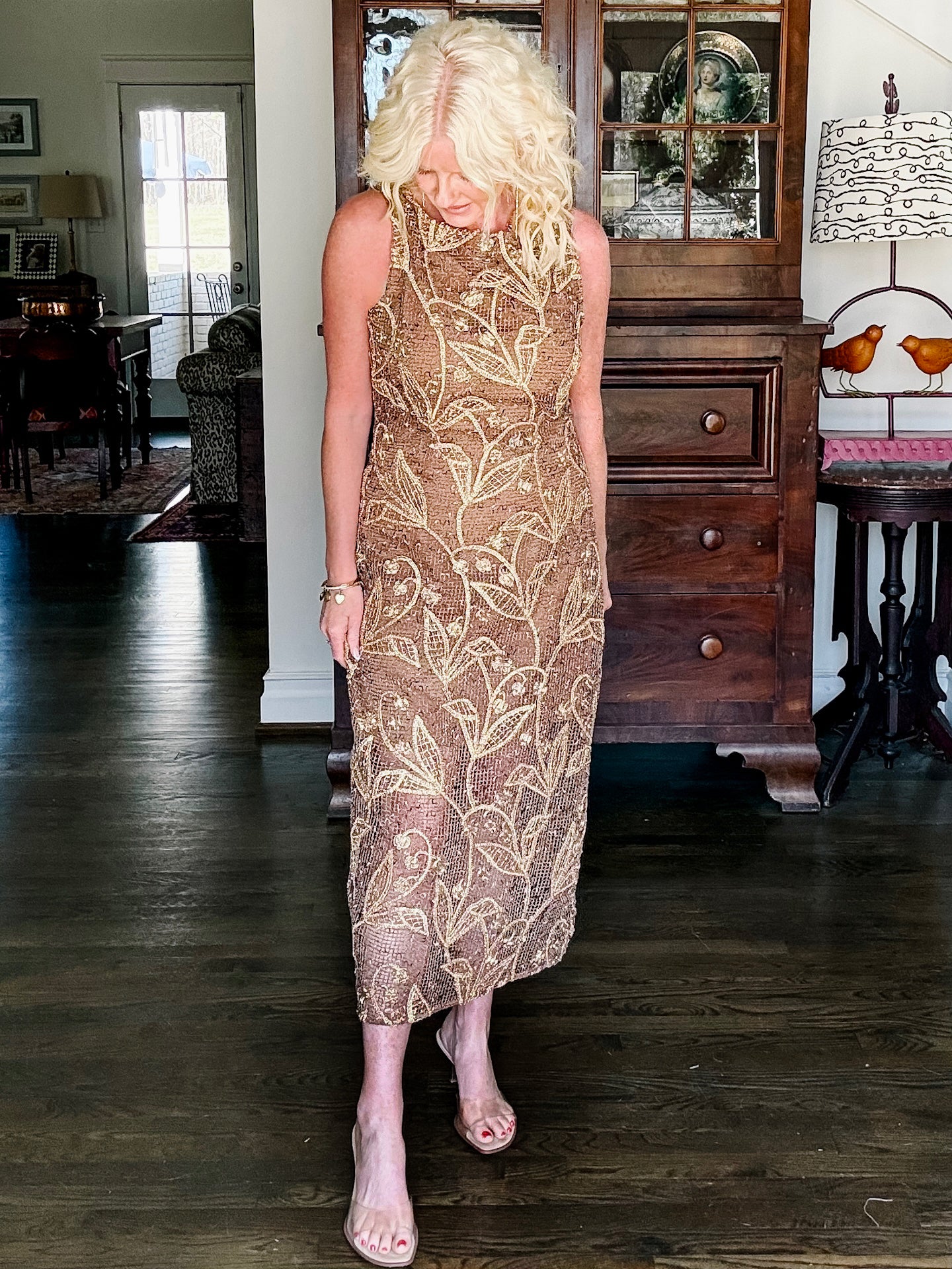 Gold Gala dress