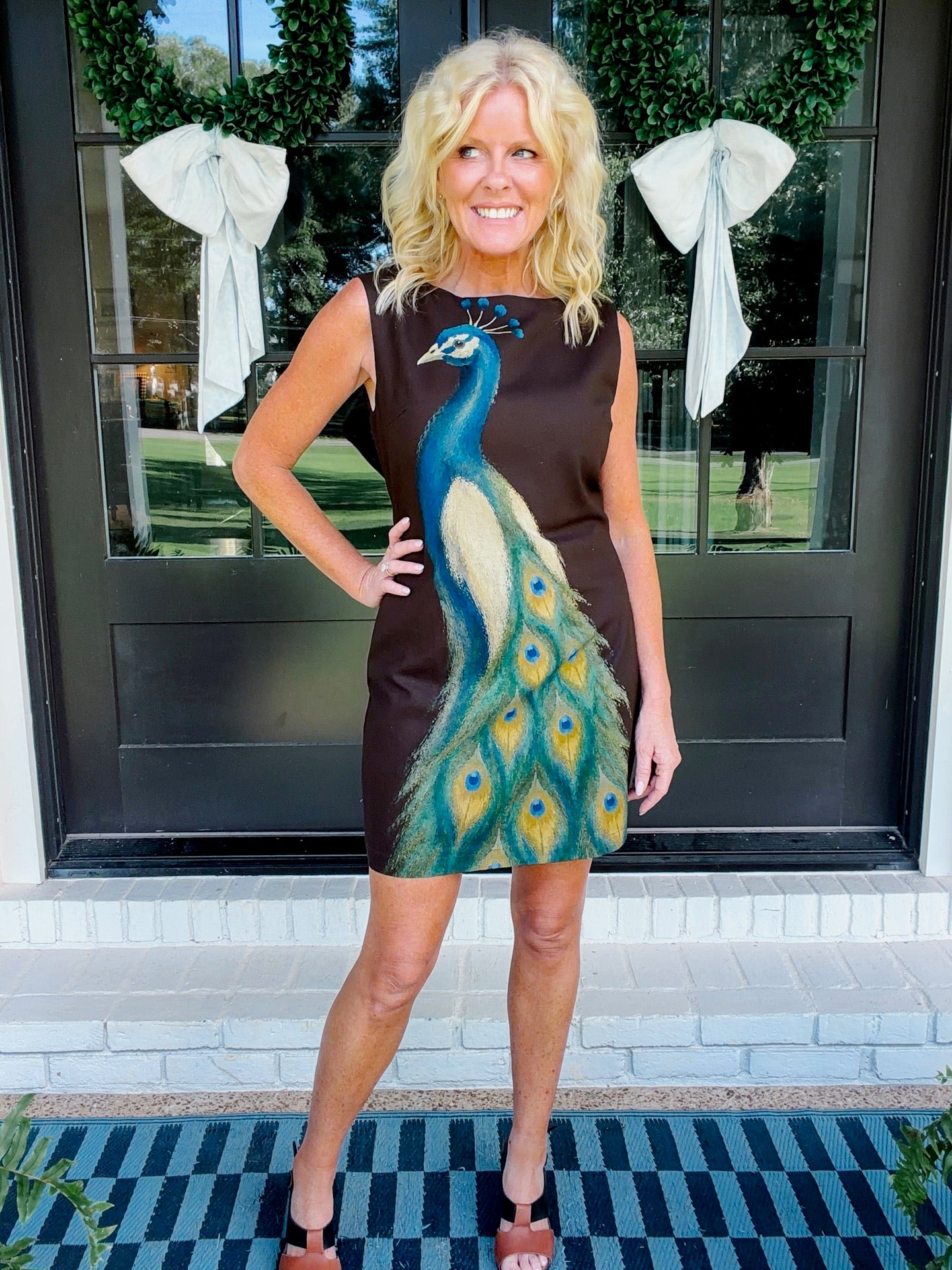 Peacock dress