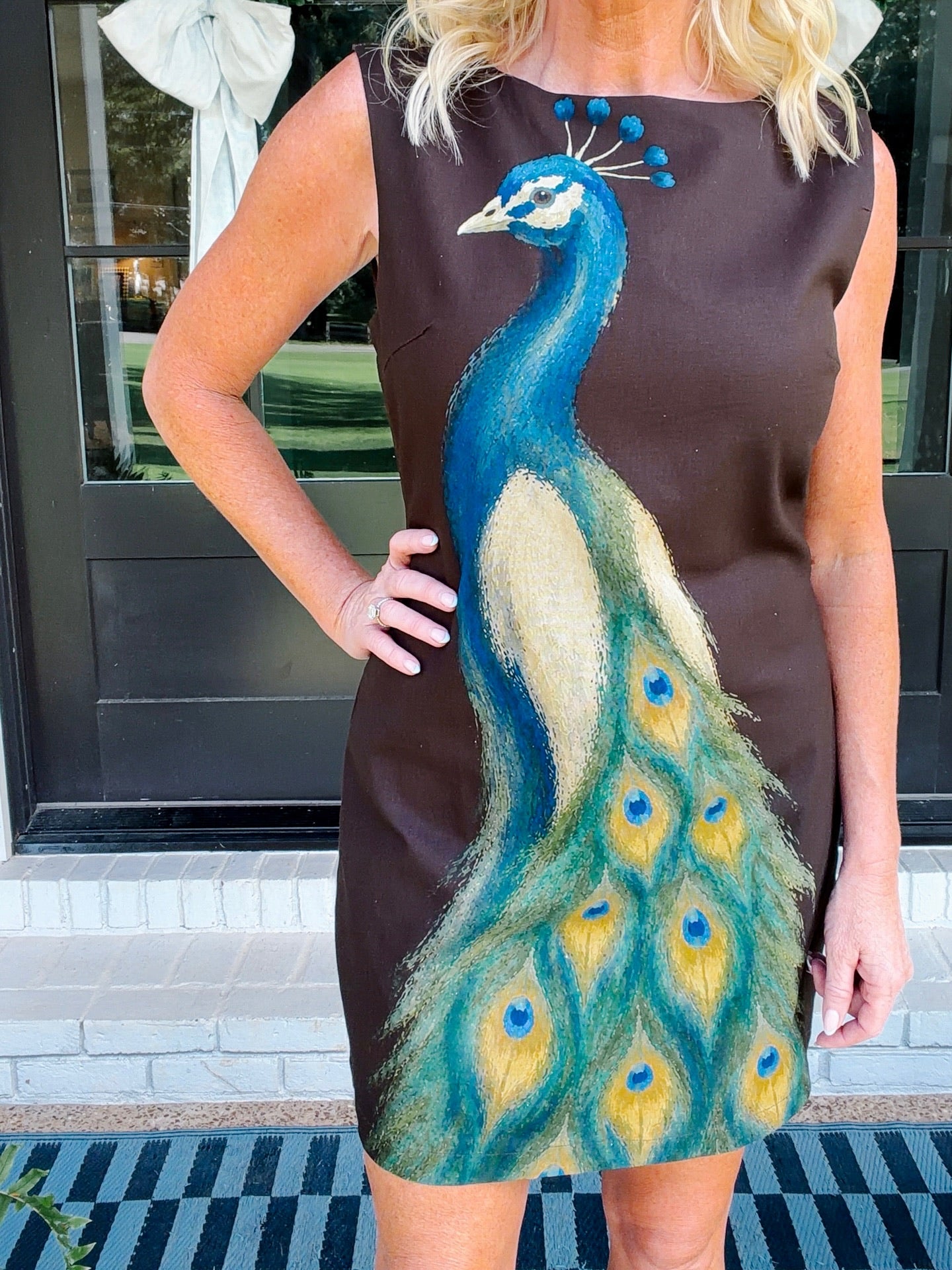 Peacock dress