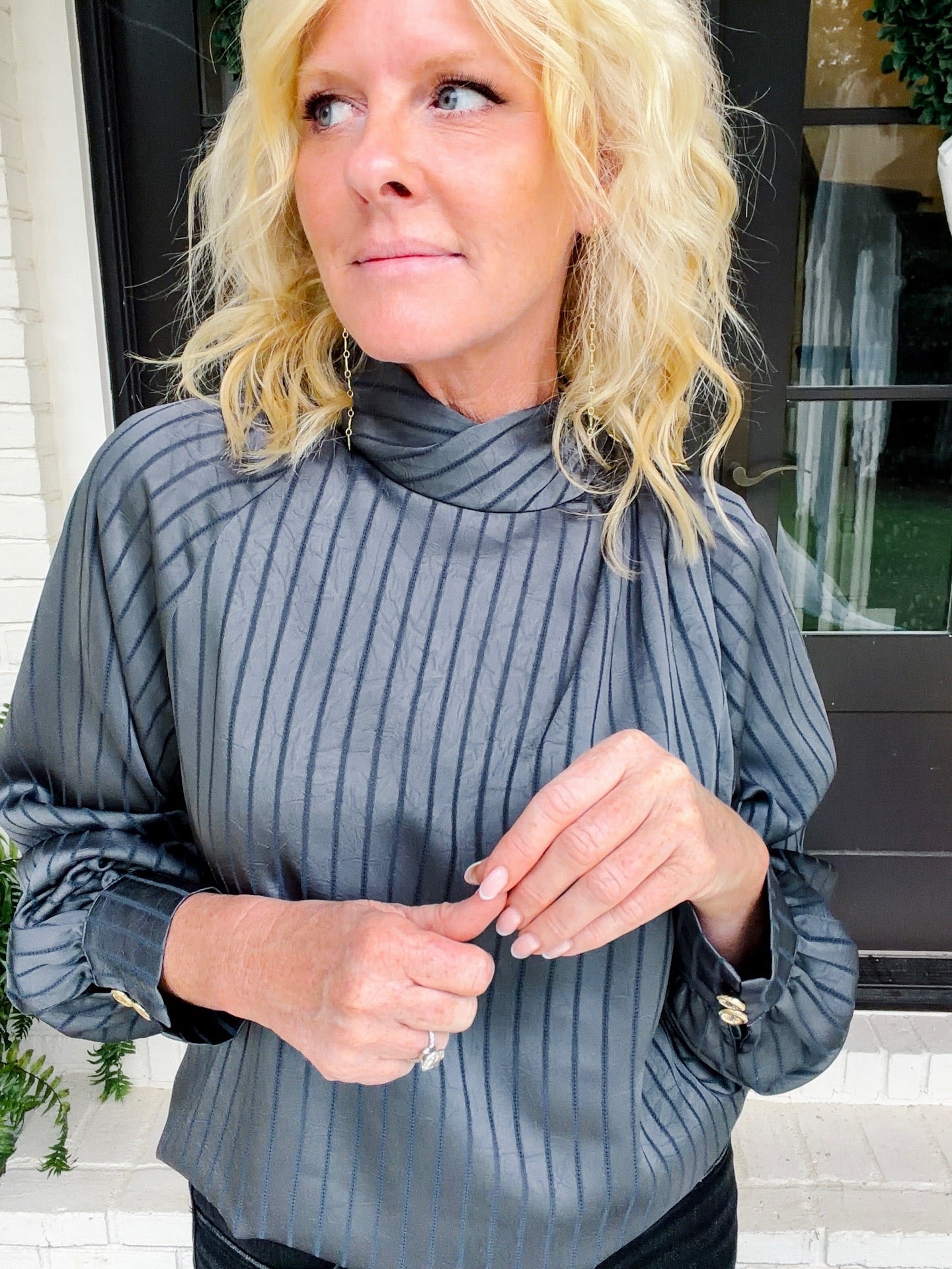 Slate blouse