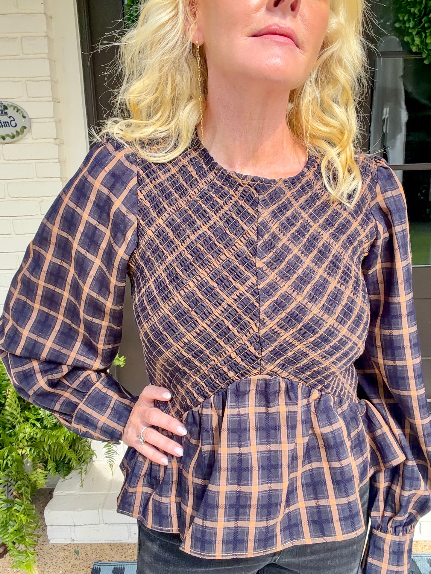 Pumpkin Spice blouse