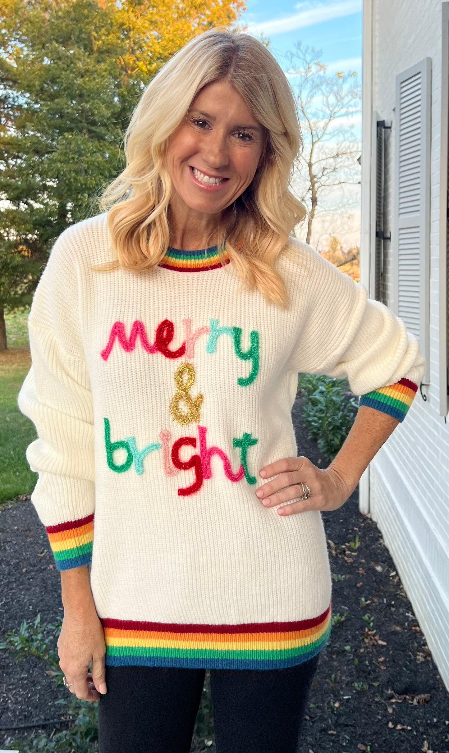 Merry & Bright sweater