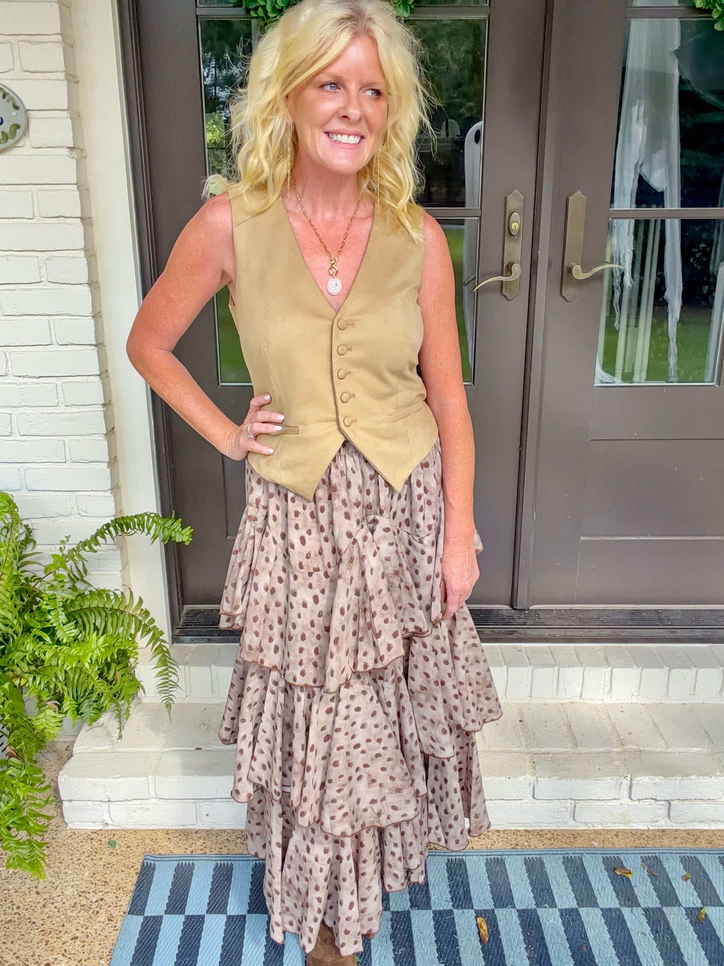 Mocha skirt ￼