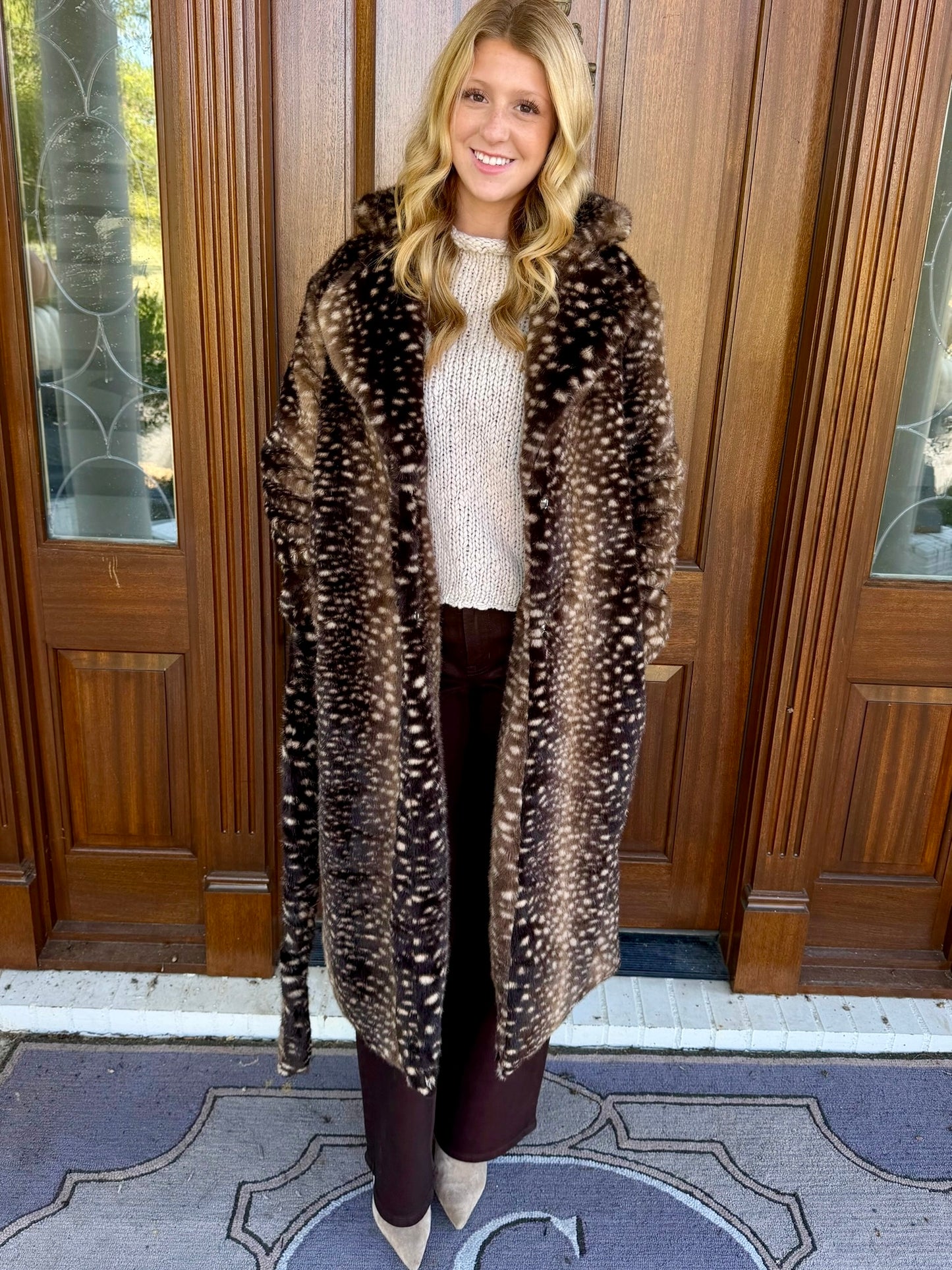 Antelope fur coat