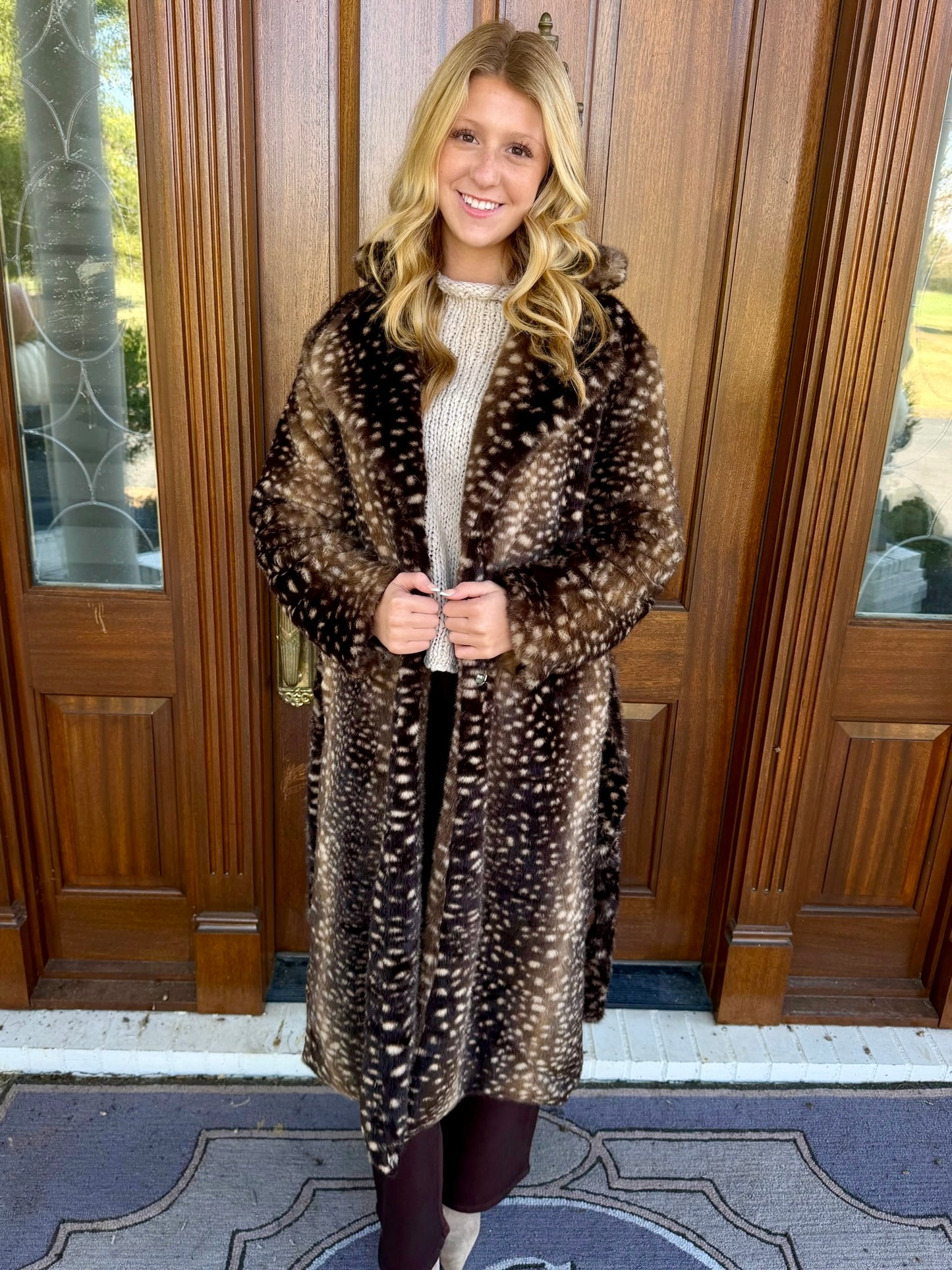 Antelope fur coat