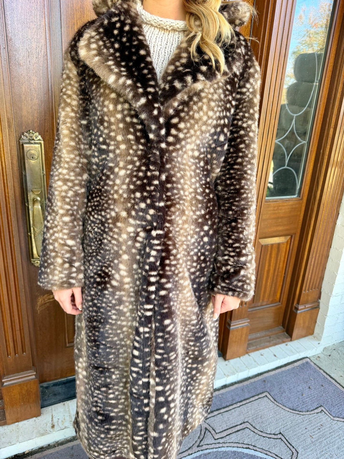 Antelope fur coat