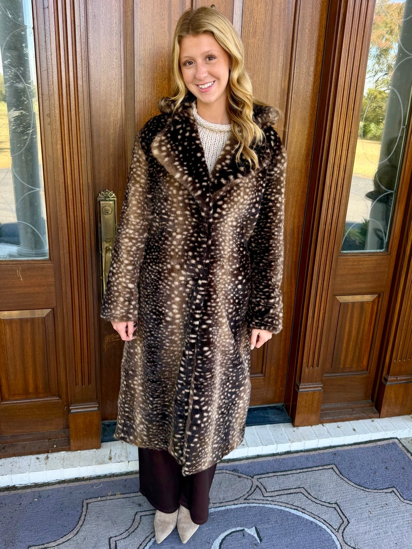 Antelope fur coat