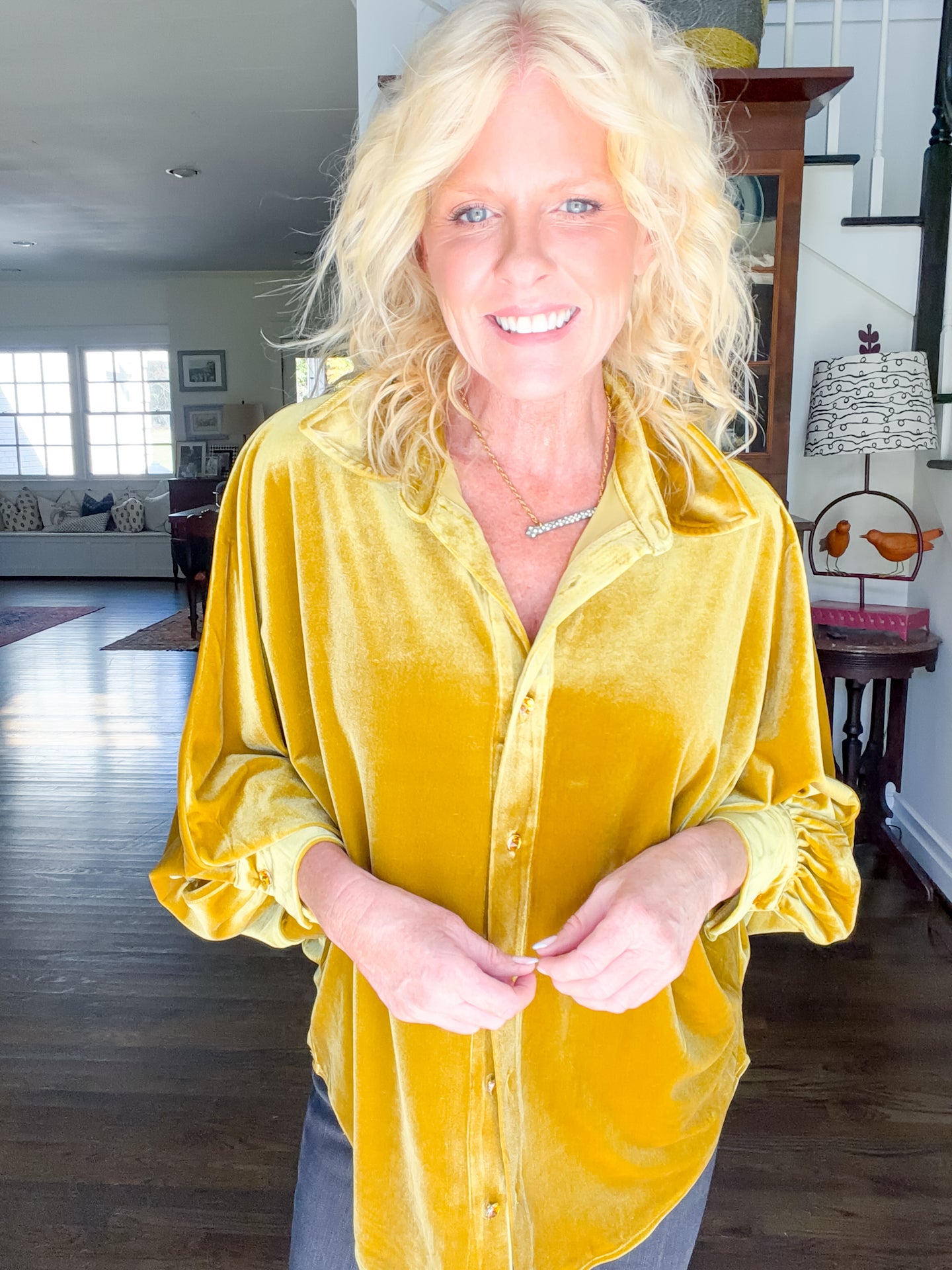 Chartreuse top