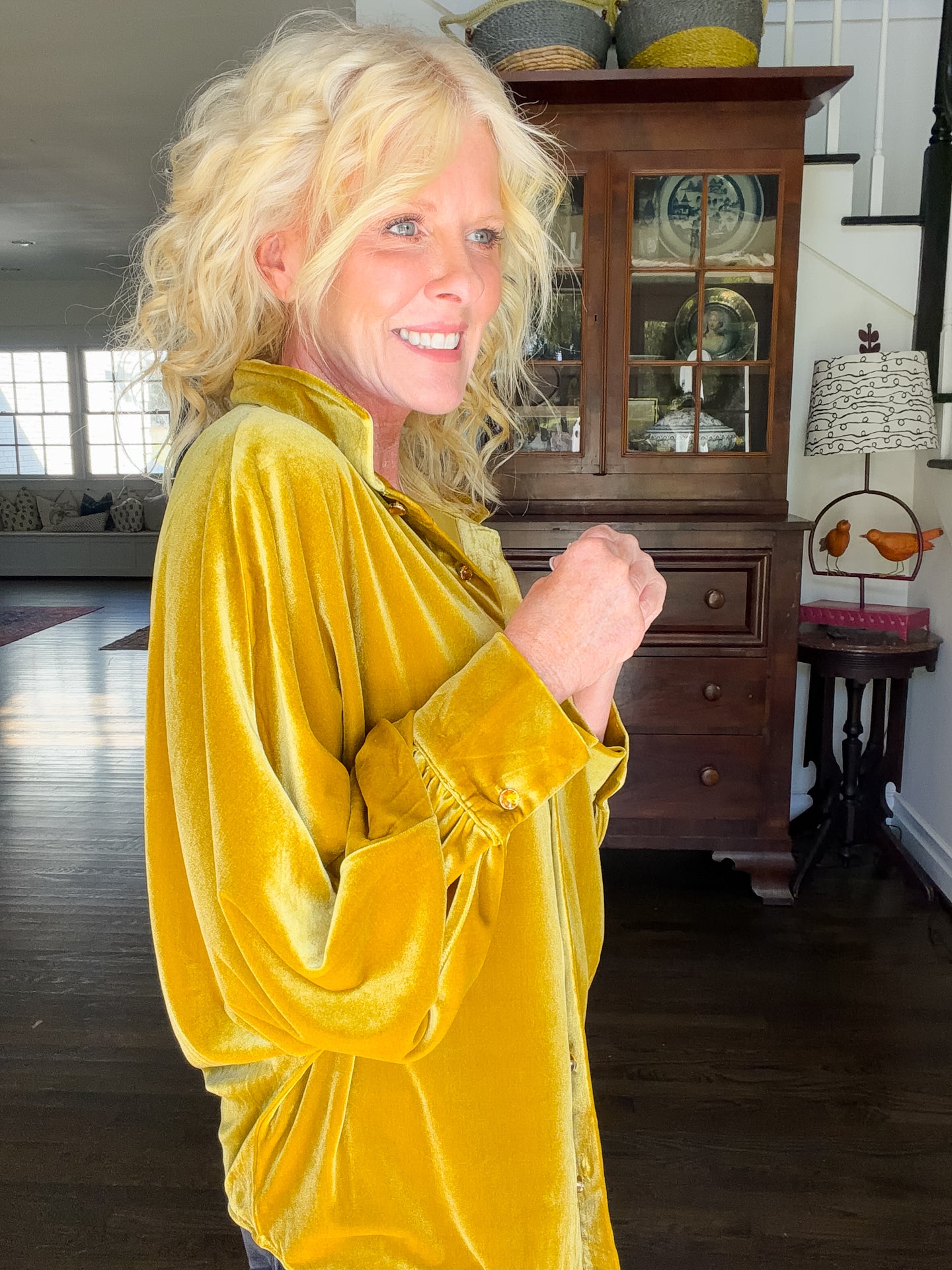 Chartreuse top
