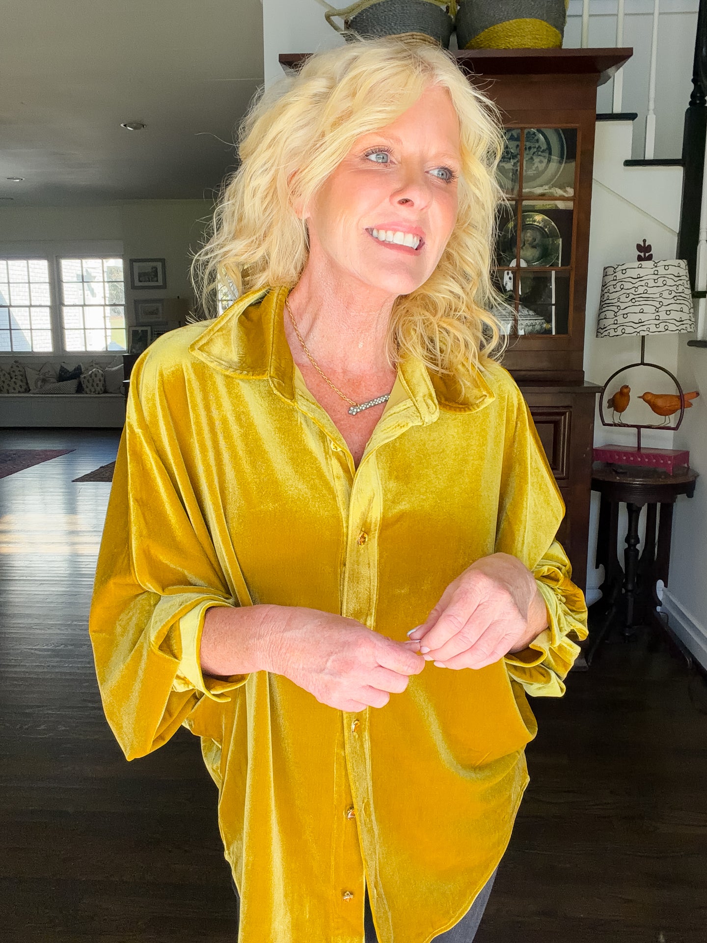 Chartreuse top